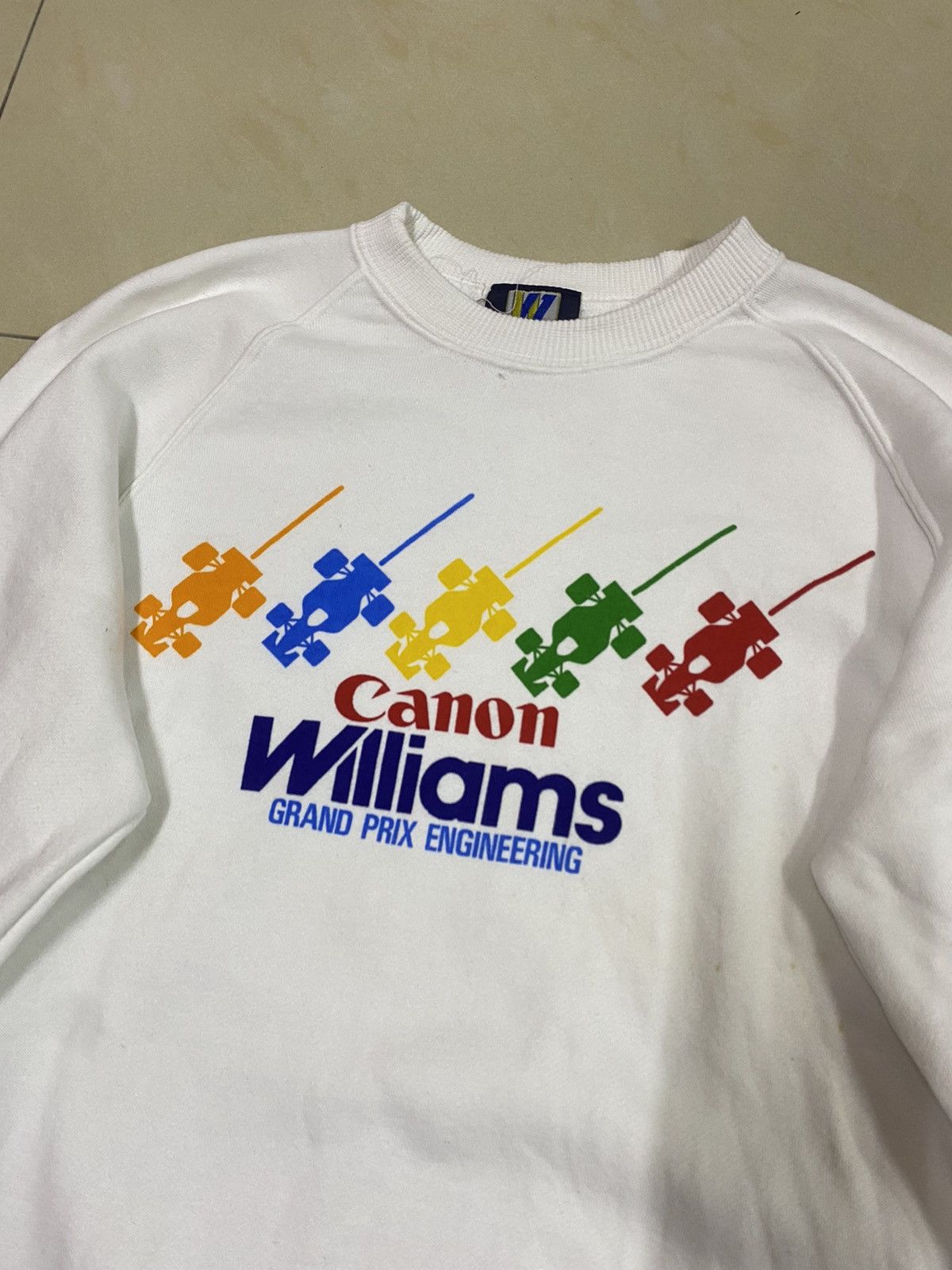 Canon Vintage F1 Canon Williams Grand Prix Sweatshirt Size US M / EU 48-50 / 2 - 2 Thumbnail