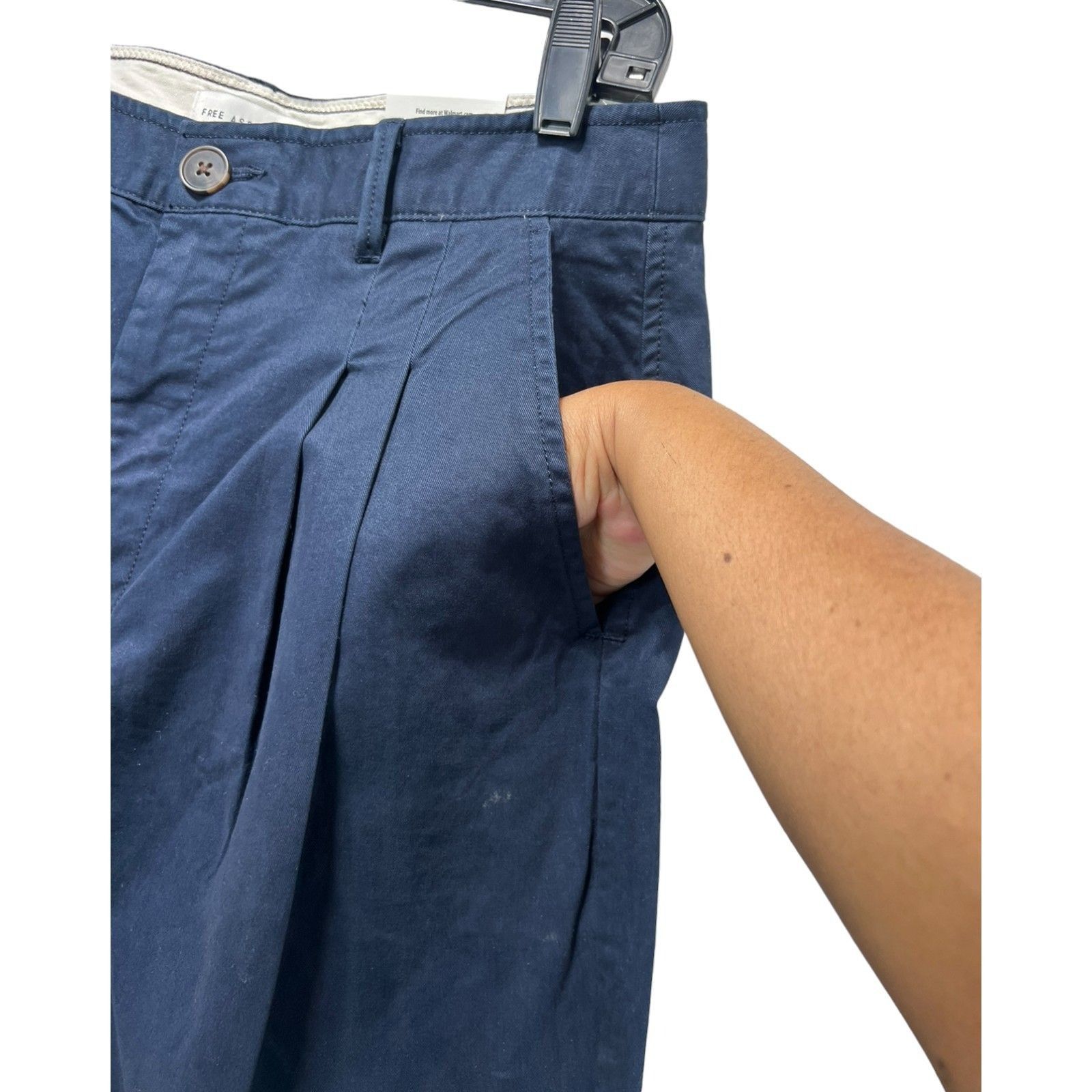 Other Free Assembly - Women's Wide Leg Chino Pants - Blue - 8 Size 30" / US 8 / IT 44 - 19 Thumbnail