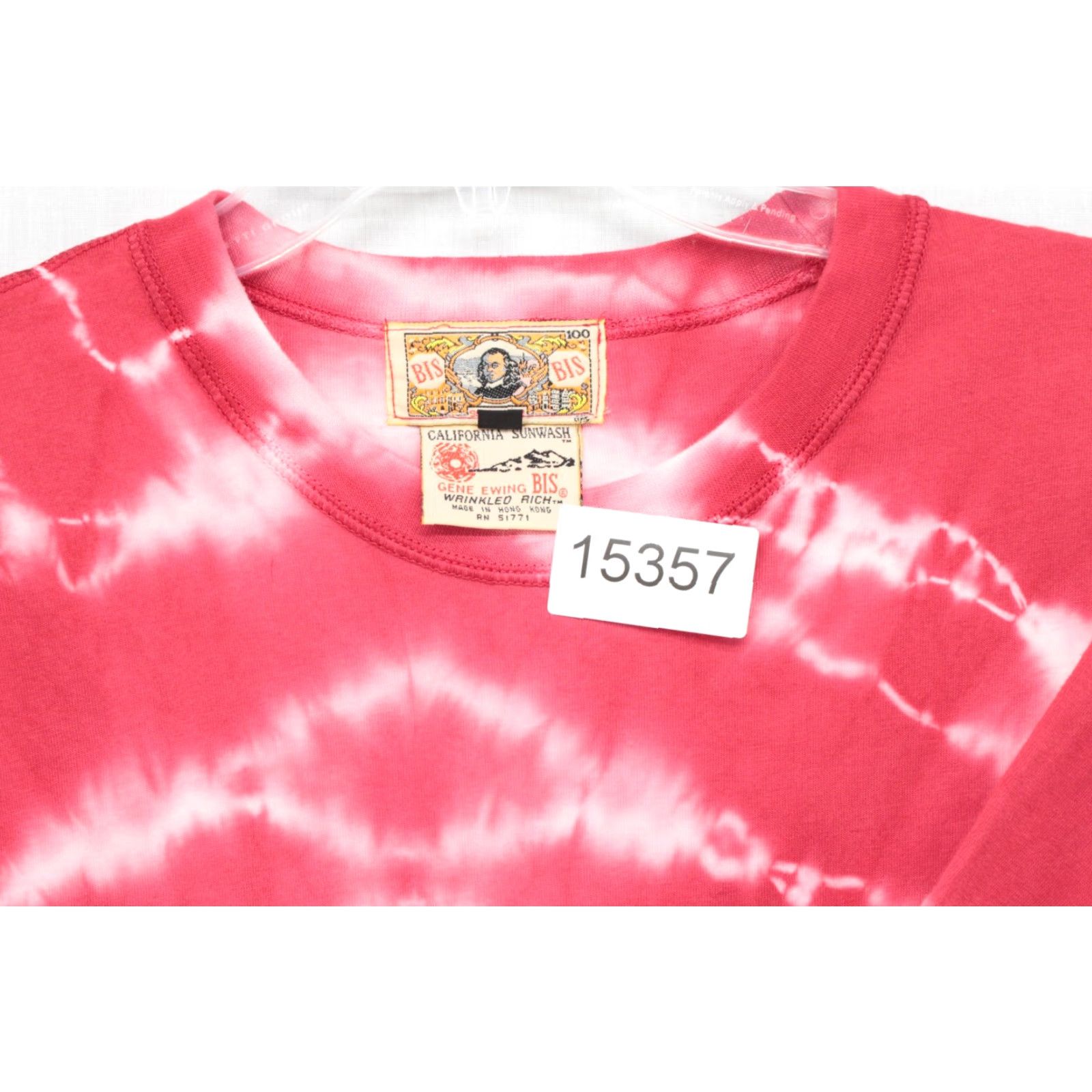 Vintage VINTAGE Gene Ewing BIS Tie Dye T Shirt Women's Red Large California Sunwash (No Flaws) Size L / US 10 / IT 46 - 6 Thumbnail