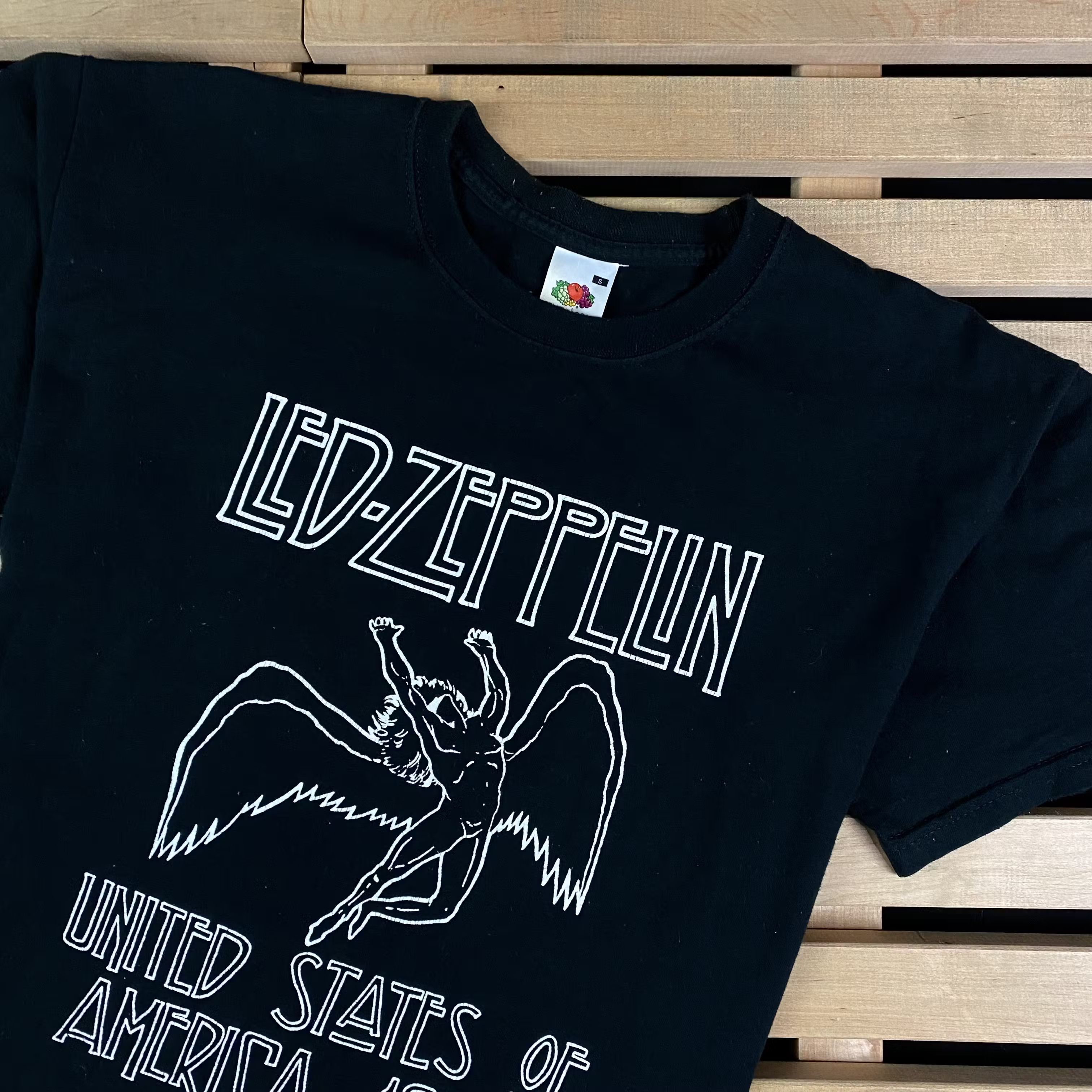 Band Tees × Led Zeppelin × Vintage Mens Vintage T Shirt Led Zeppelin 2000 Size S Size US S / EU 44-46 / 1 - 2 Thumbnail