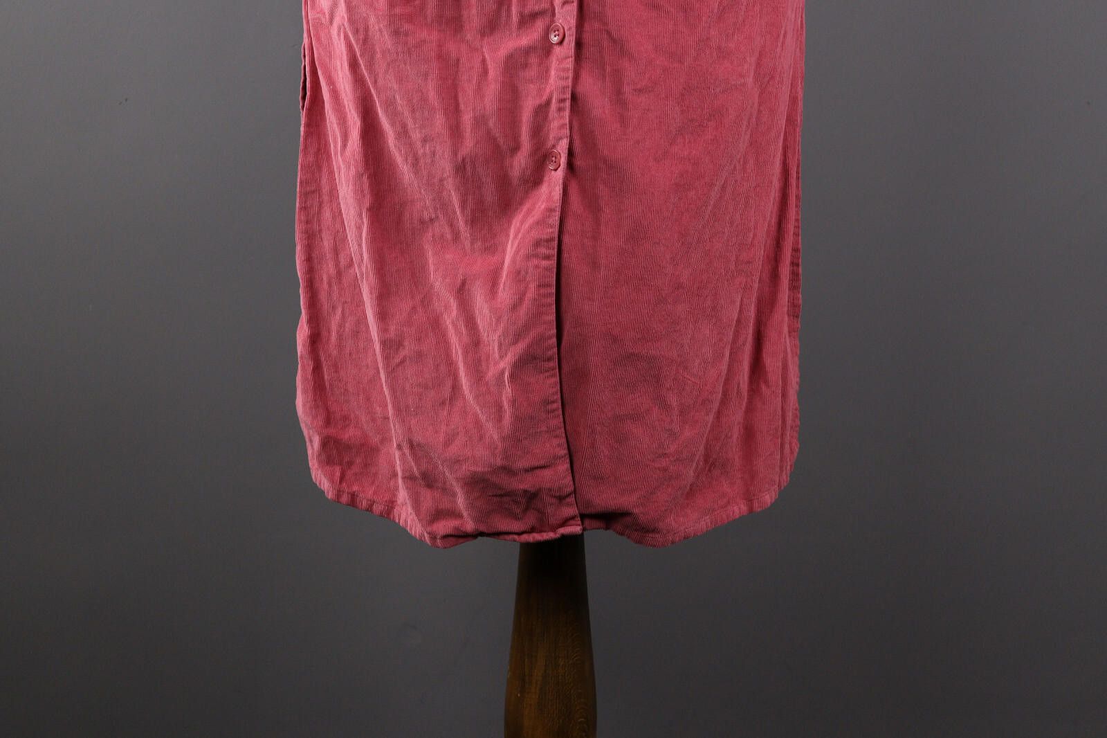 Designer Deerberg by OSKA Corduroy Summer Button Long Dress Size S Size S / US 4 / IT 40 - 4 Thumbnail