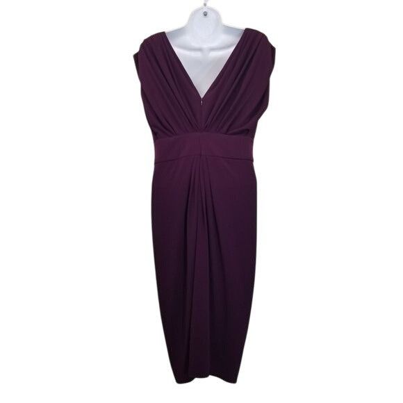 Other Suzi Chin Maggy Boutique Dress 4 Eggplant Purple Formal Prom Size S / US 4 / IT 40 - 4 Thumbnail