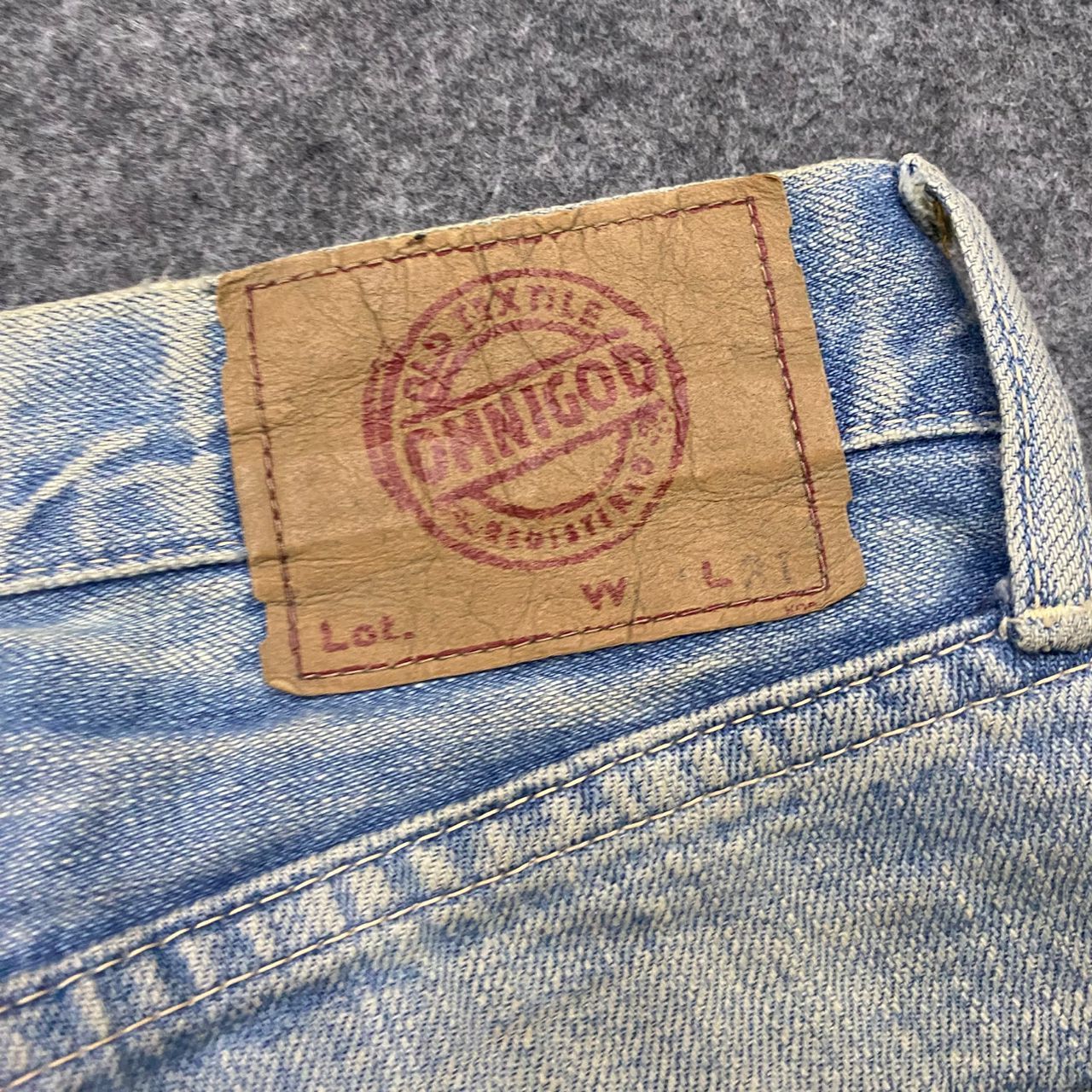 OMNIGOD 💥Best Offer💥Vintage Omigod Selvegde Distressed Denim Size US 33 - 14 Thumbnail