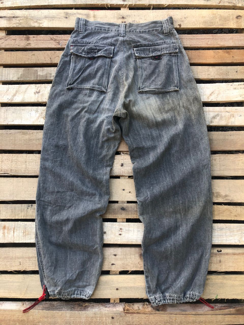 Airwalk Vintage Airwalk Denim Cargo Pants Size US 30 / EU 46 - 2 Thumbnail