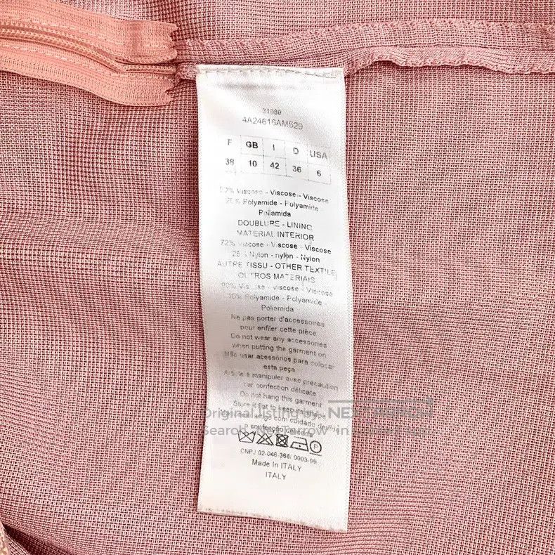 Dior Dior Light pink hollow embroidery round-neck sleeveless kn Size XS / US 0-2 / IT 36-38 - 6 Thumbnail