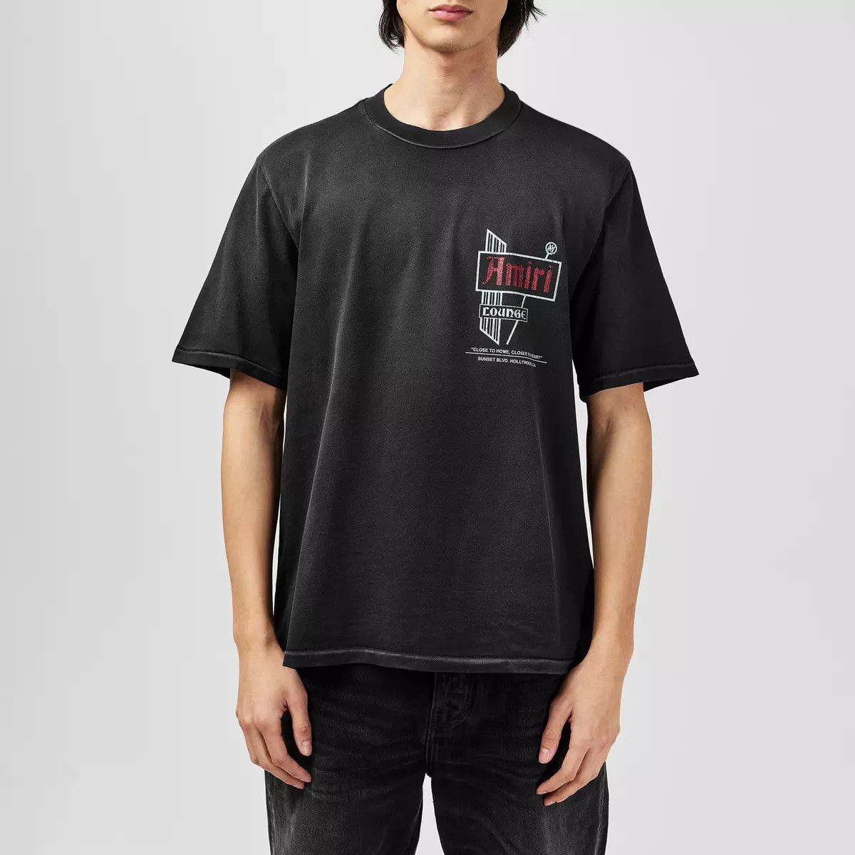 Amiri oc11z0126 Vintage Lounge T-Shirt in Black Size US M / EU 48-50 / 2 - 3 Thumbnail