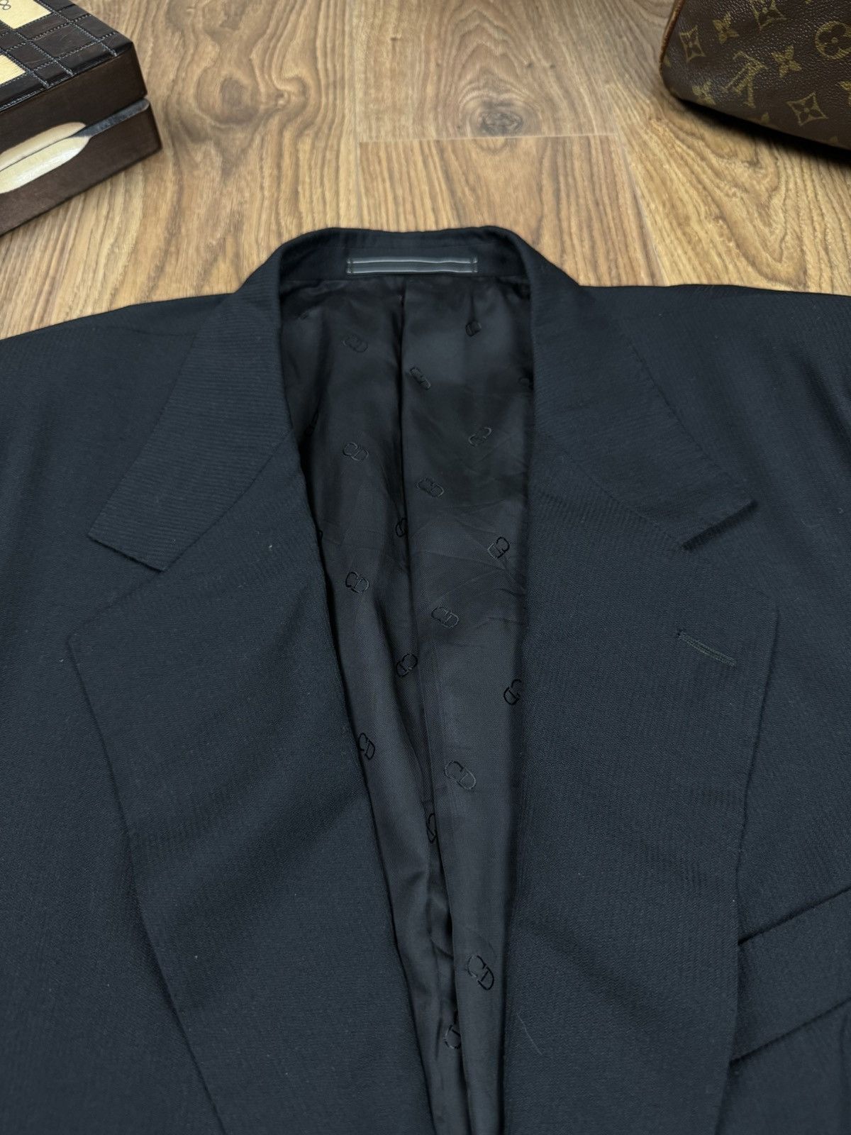 Christian Dior Monsieur Vintage wool blazer Christian Dior original luxury item Size 46L - 2 Thumbnail