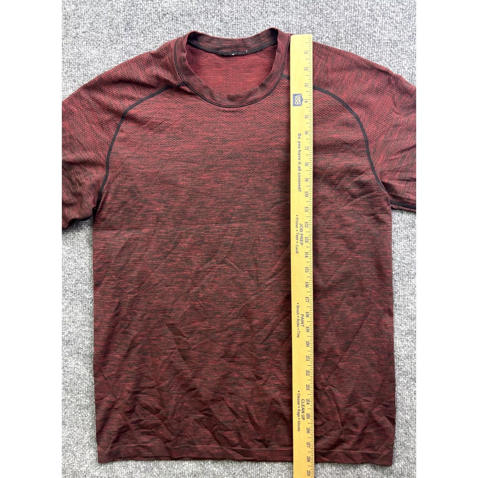 Lululemon Lululemon Shirt Mens Large Red Short Sleeve Athletic Running Training Top Size US M / EU 48-50 / 2 - 4 Thumbnail