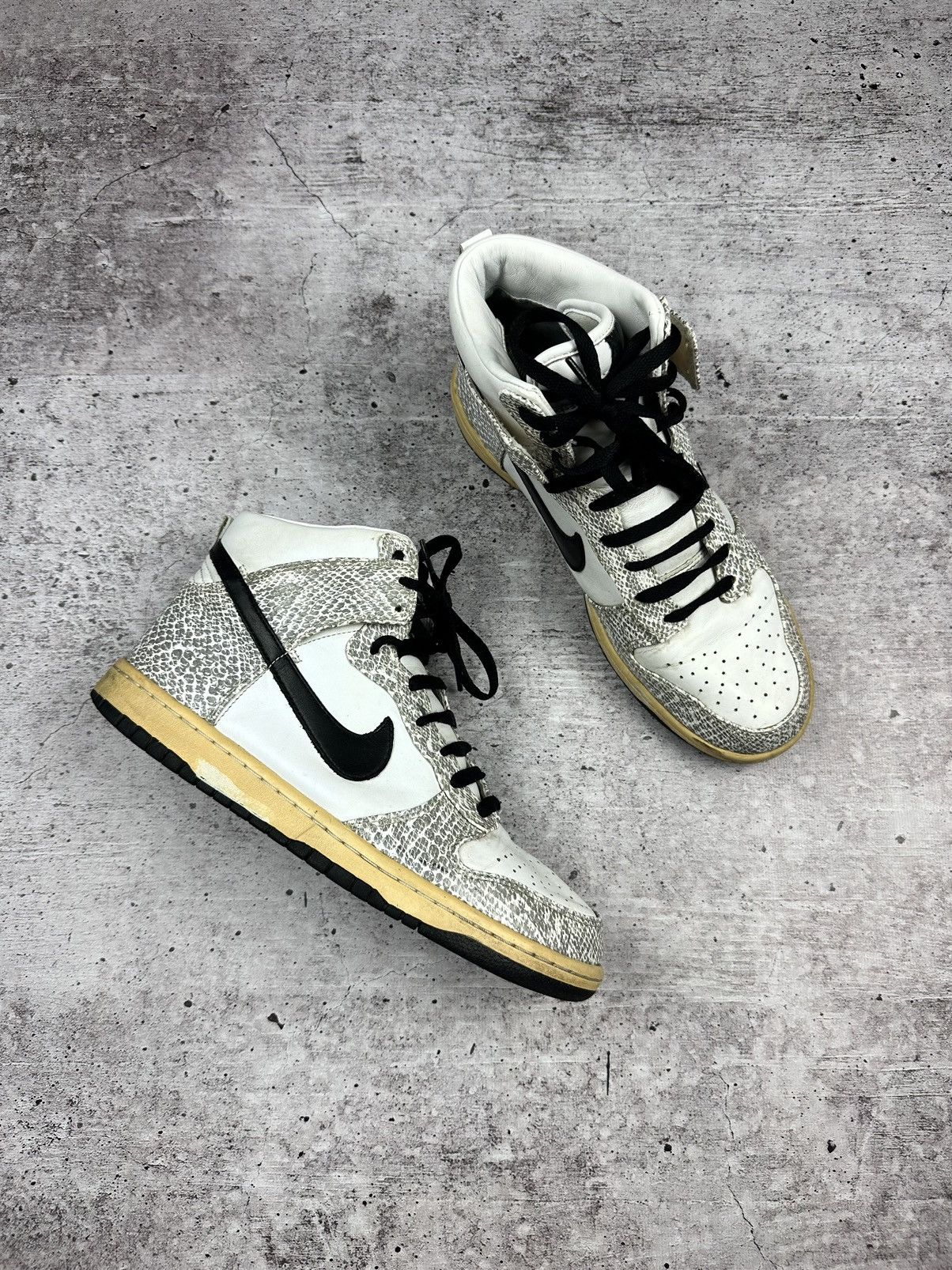 Nike Vintage Nike Dunk Premium Cocoa Snake Hi Top Sneakers Size US 9 / EU 42 - 1 Thumbnail