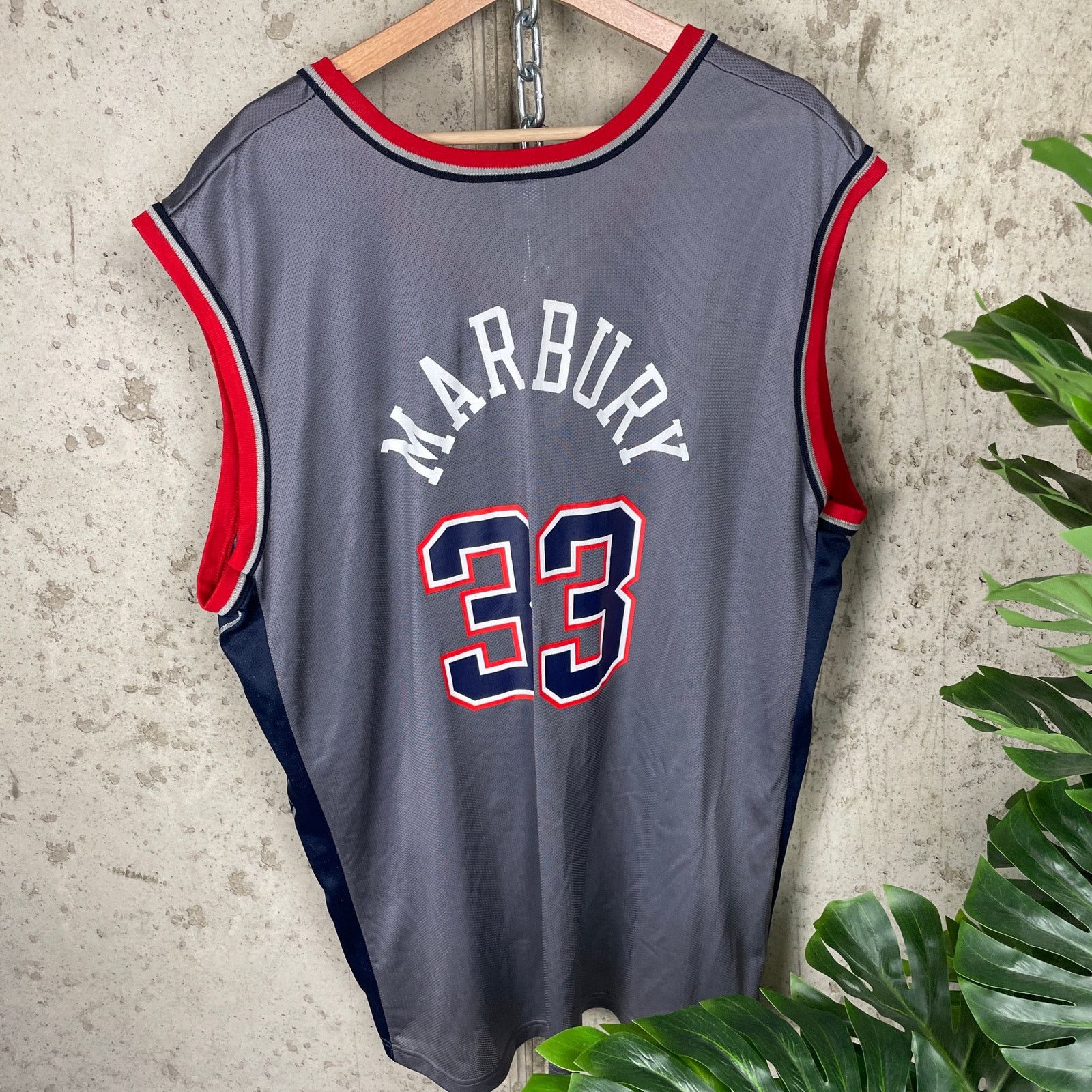 Champion Stephon Marbury New Jersey Nets Champion 2000s XL NBA Jersey Size US XL / EU 56 / 4 - 1 Thumbnail