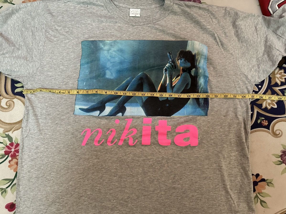 Vintage vintage 1990 LE FEMME NIKITA movie film promo t-shirts Size US XL / EU 56 / 4 - 9 Thumbnail