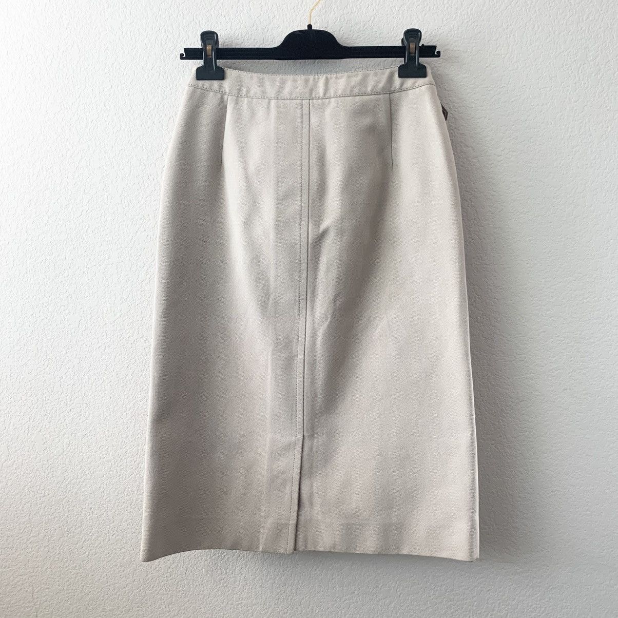 Hermes Hermes cotton weave skirt double side zipper Size 26" / US 2 / IT 38 - 10 Thumbnail