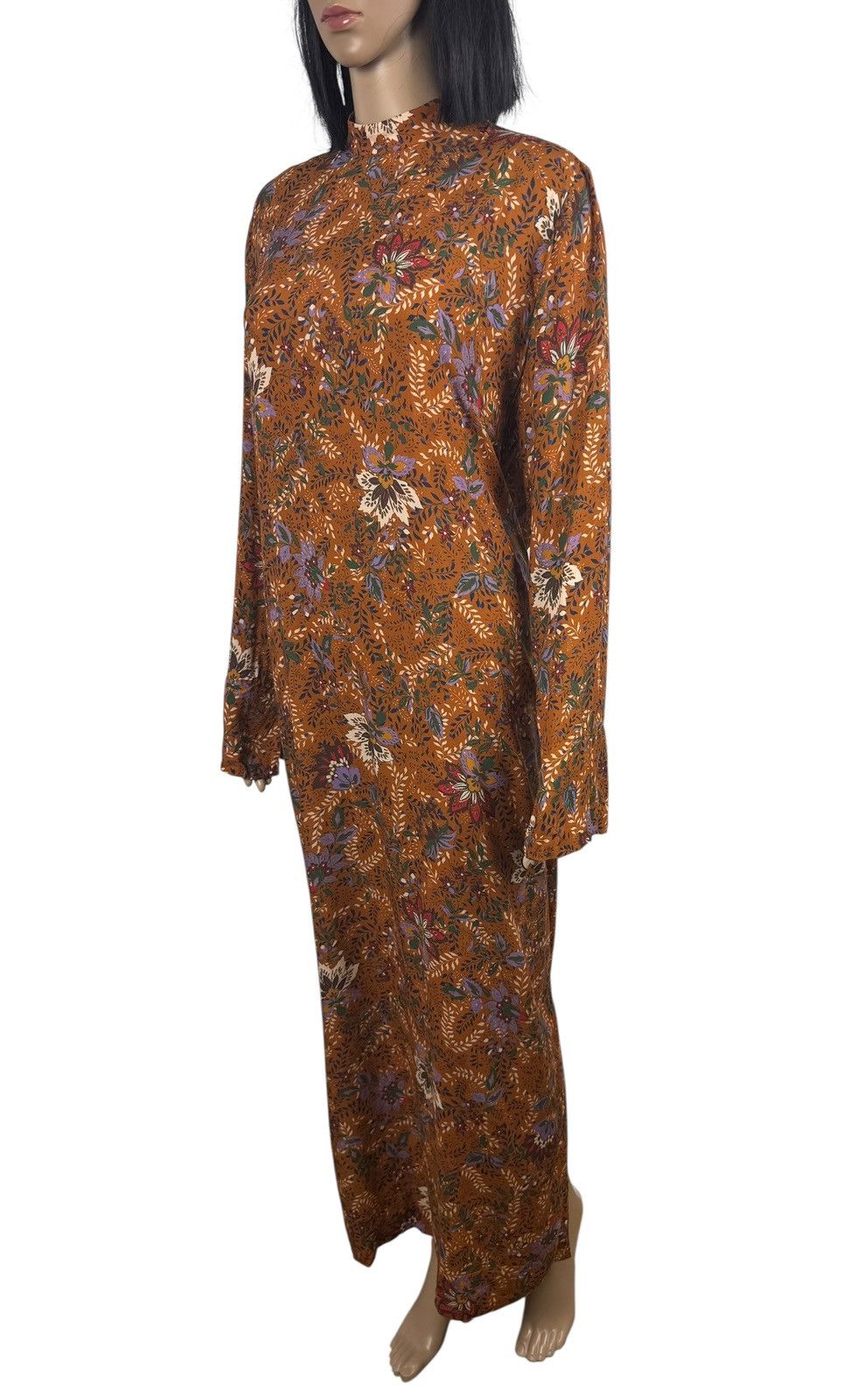 Libertine-Libertine Libertine - Libertine Floral Printed Viscose Maxi Dress XS Size XS / US 0-2 / IT 36-38 - 5 Thumbnail