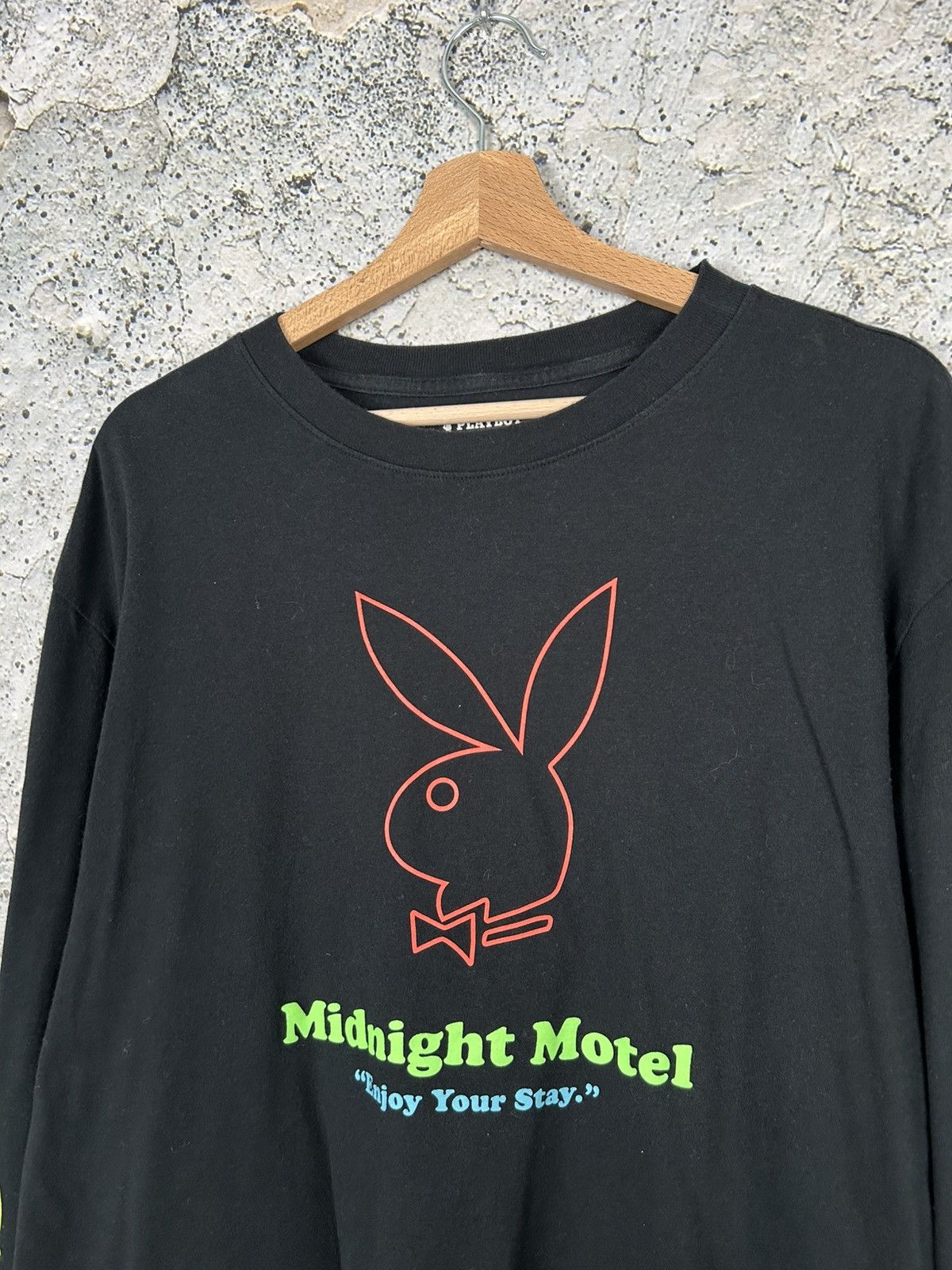 Playboy Playboy Midnight Motel Graphic Tee Longsleeve Vintage Size US M / EU 48-50 / 2 - 3 Thumbnail