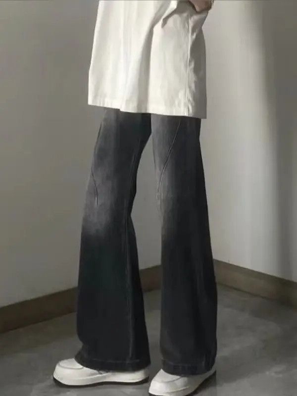 Japanese Brand × Jean Retro straight high street micro flared jeans Size US 32 / EU 48 - 1 Thumbnail
