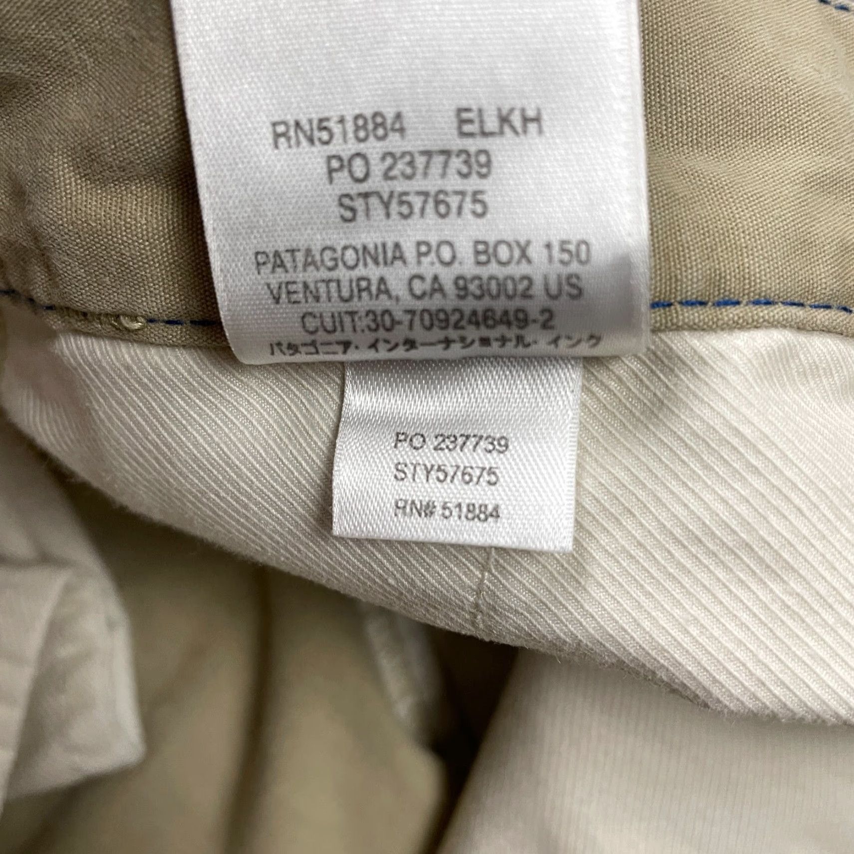 Patagonia Patagonia Shorts Mens 38 Chino Brown Flat Front Zip Slash Pocket Cotton 38x8 Casual Travel Outdoor Classic Mens Size US 38 / EU 54 - 5 Thumbnail