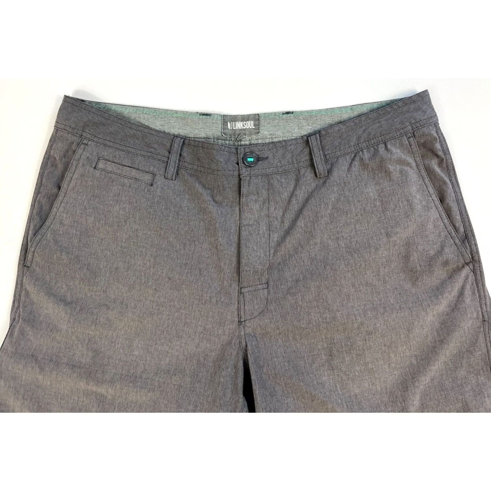 Vintage Men's Linksoul Boardwalker Shorts 10" Sz 38 Gray Size US 38 / EU 54 - 3 Thumbnail