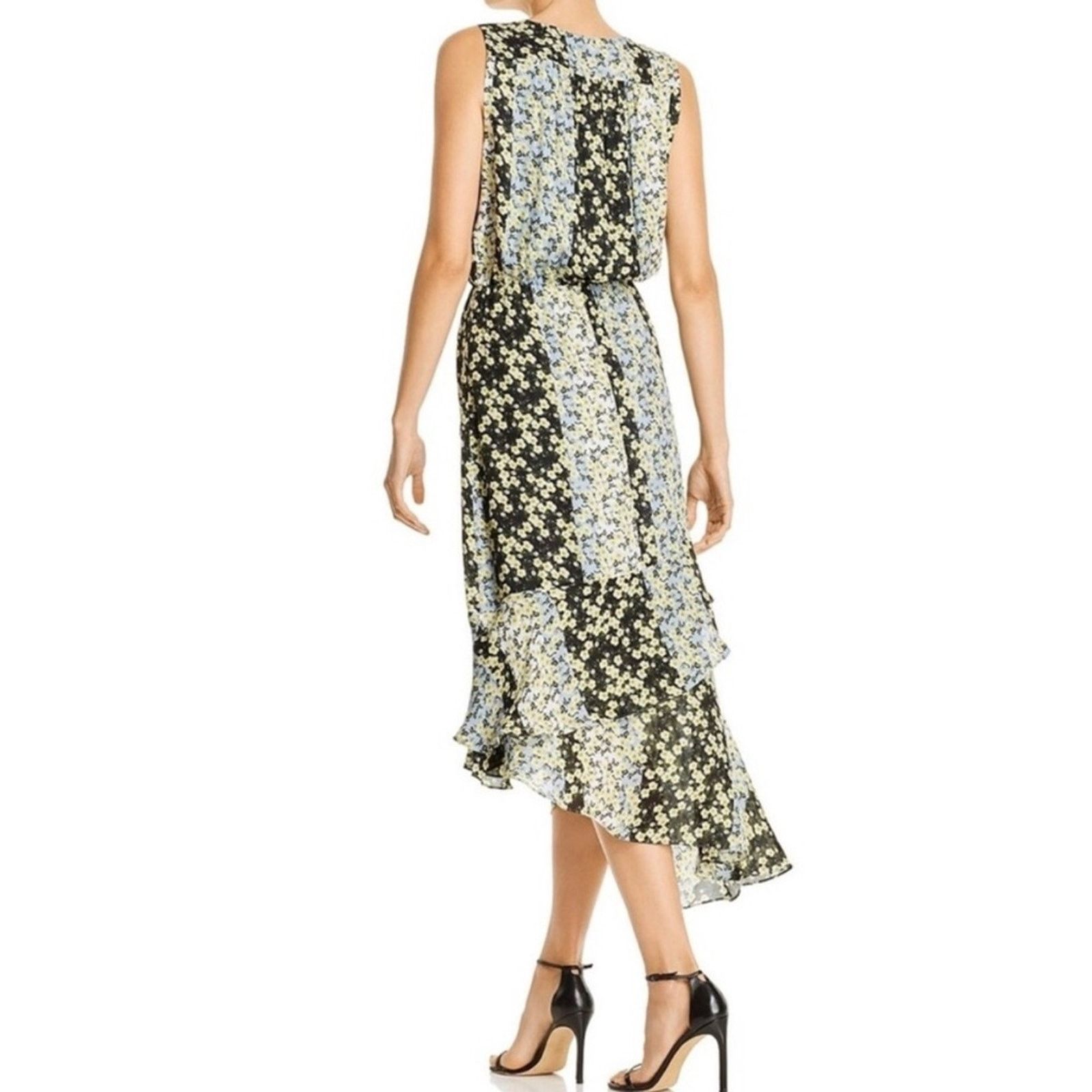 Parker Parker Pippin Asymmetrical Hem Sleeveless Floral Midi Dress Size XL / US 12-14 / IT 48-50 - 2 Thumbnail