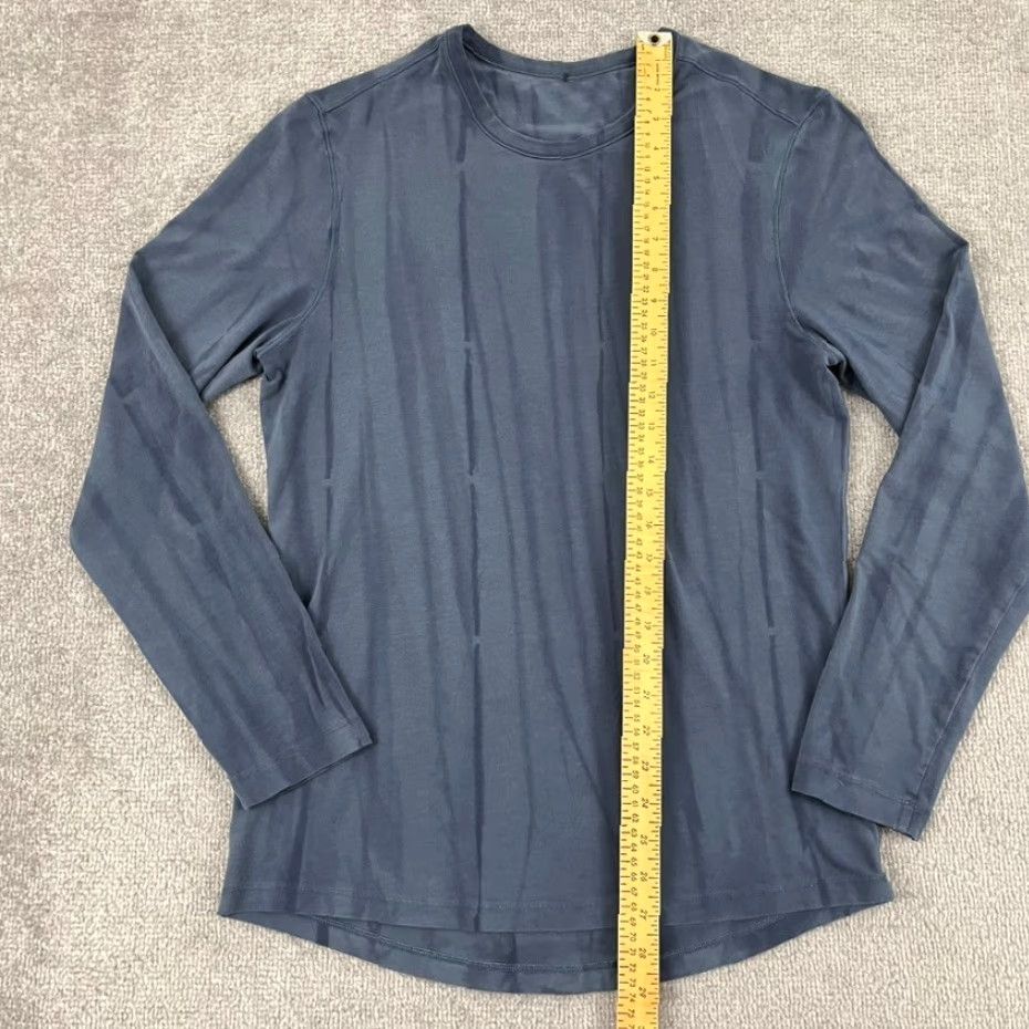 Lululemon Lululemon 5 Year Basic Shirt Mens M Blue Long Sleeve Crew Neck Gym Size US M / EU 48-50 / 2 - 4 Thumbnail