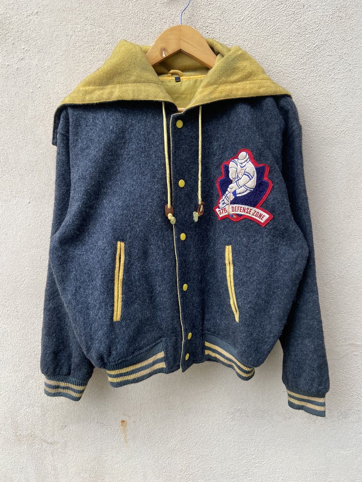 NHL Vintage 80s Alabama jacket wool 375 defense zone Size US M / EU 48-50 / 2 - 5 Thumbnail