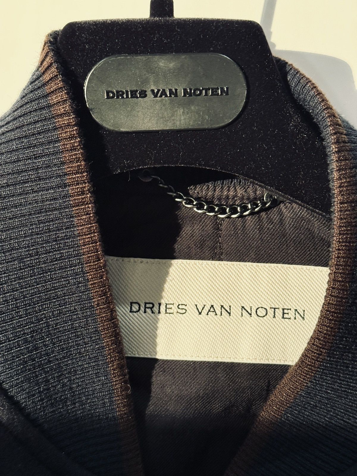 Dries Van Noten Wool Pleather Verso Tris Varsity Jacket (Bomber) Size US L / EU 52-54 / 3 - 9 Thumbnail