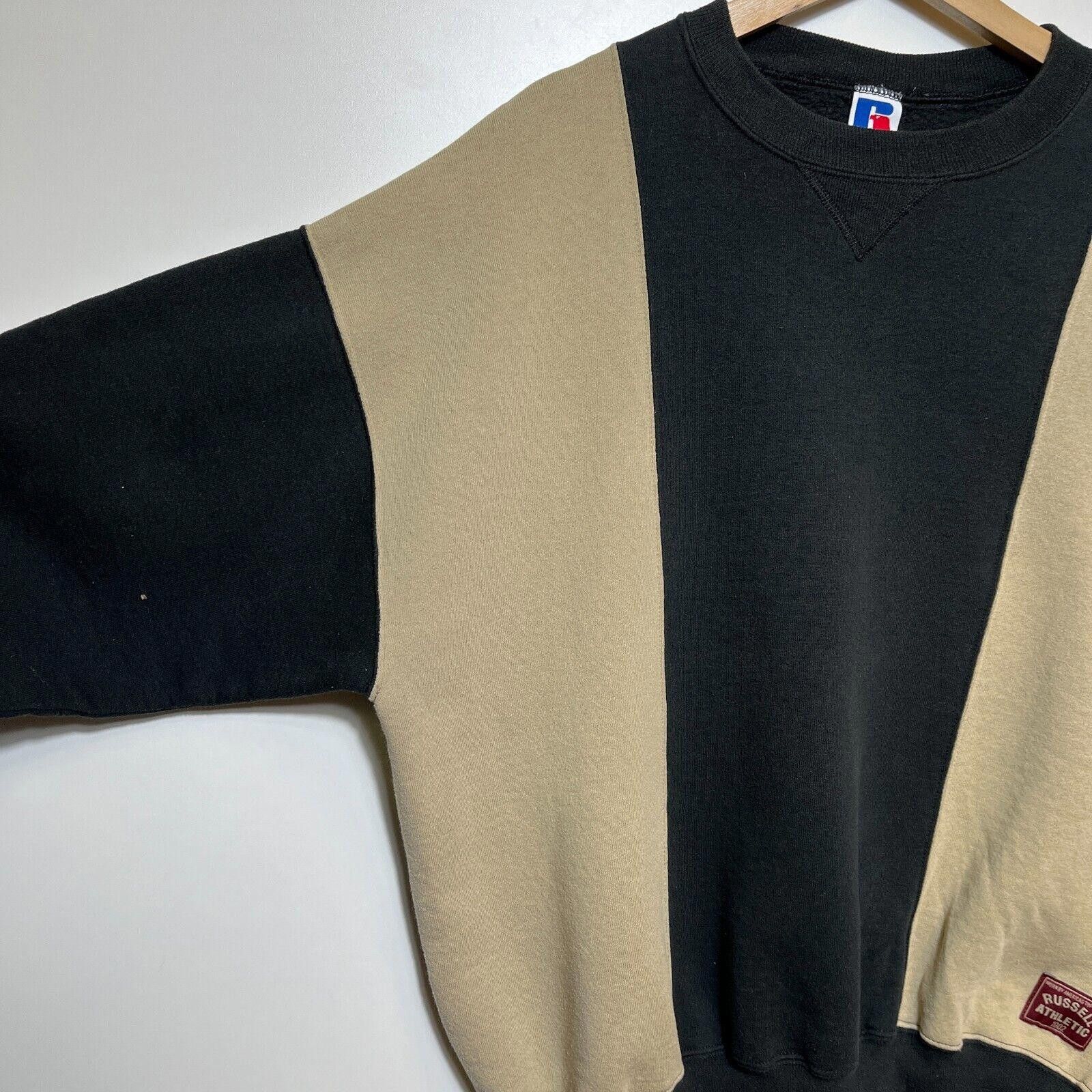 Russell Athletic × Vintage Vintage 90s Russel Athletic Two Tone Sweatshirt XL Size US XL / EU 56 / 4 - 10 Thumbnail