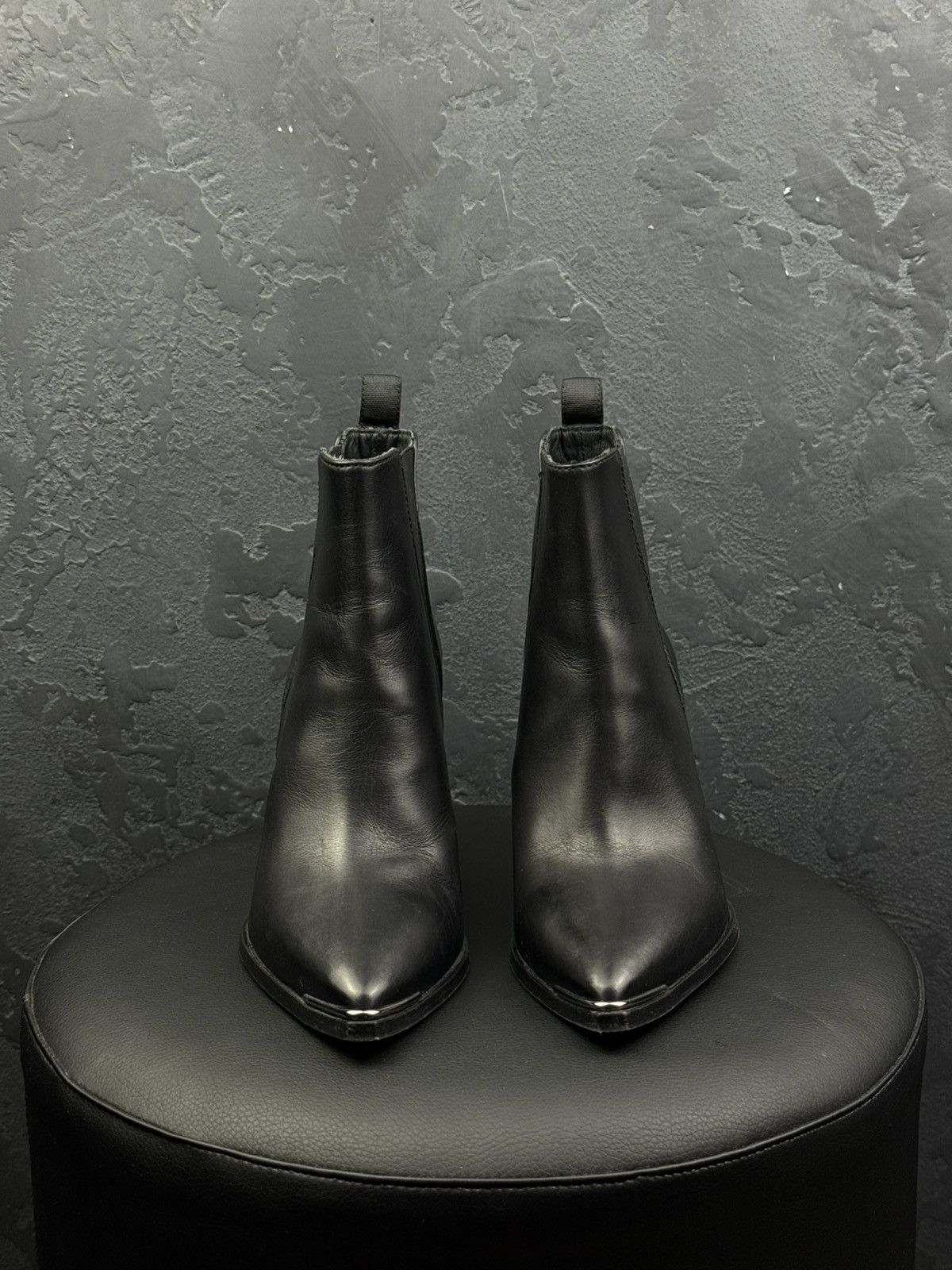 Acne Studios Acne Studio Jemma Women’s Leather Black Stiletto Heel Bootie Size US 8 / IT 38 - 6 Thumbnail