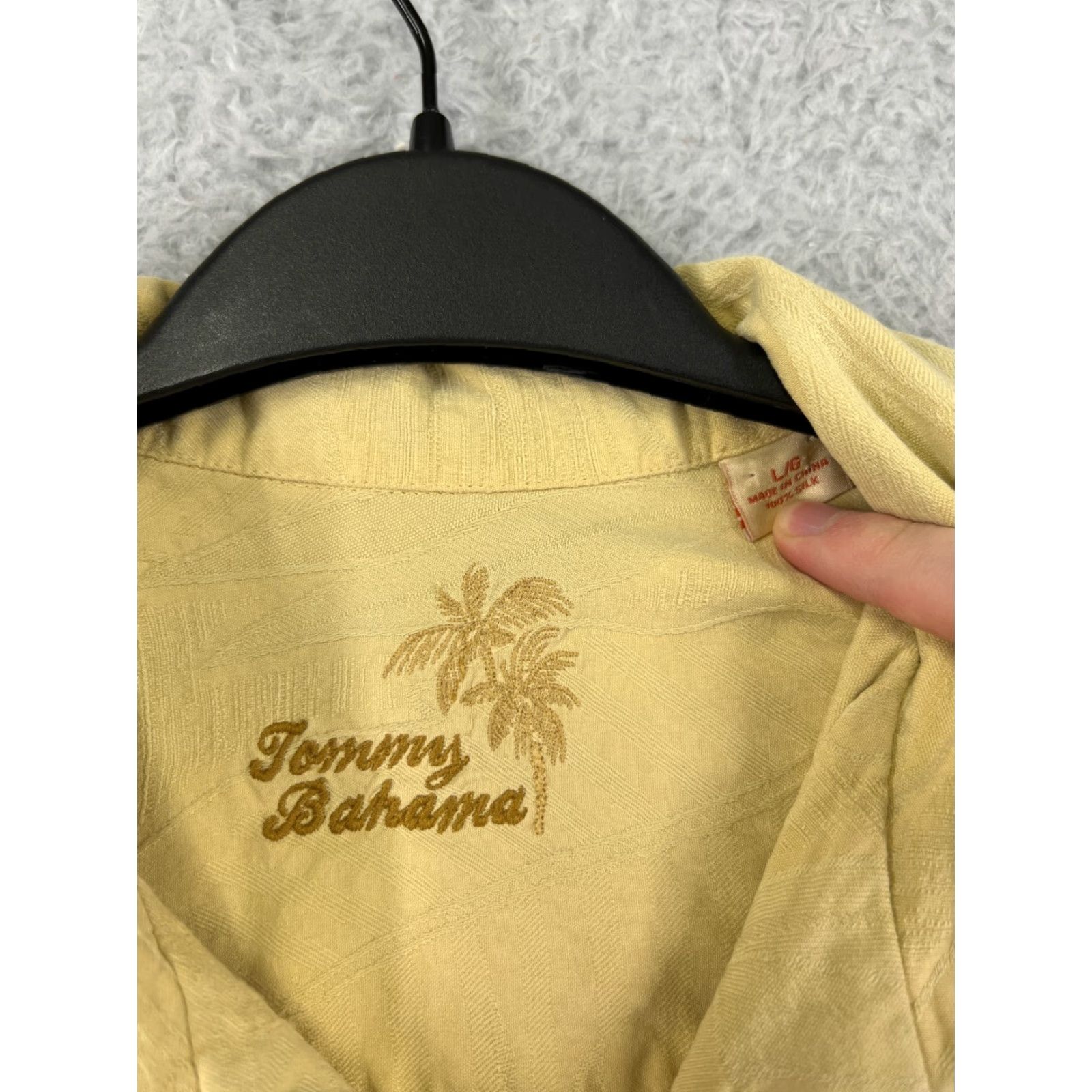 Tommy Bahama Tommy Bahama Shirt Men Large Yellow Bird Paradise Silk Button Up Hawaiian Camp Shirt Mens Regular L Yellow Aloha Beach Vacation Resort Size US L / EU 52-54 / 3 - 5 Thumbnail