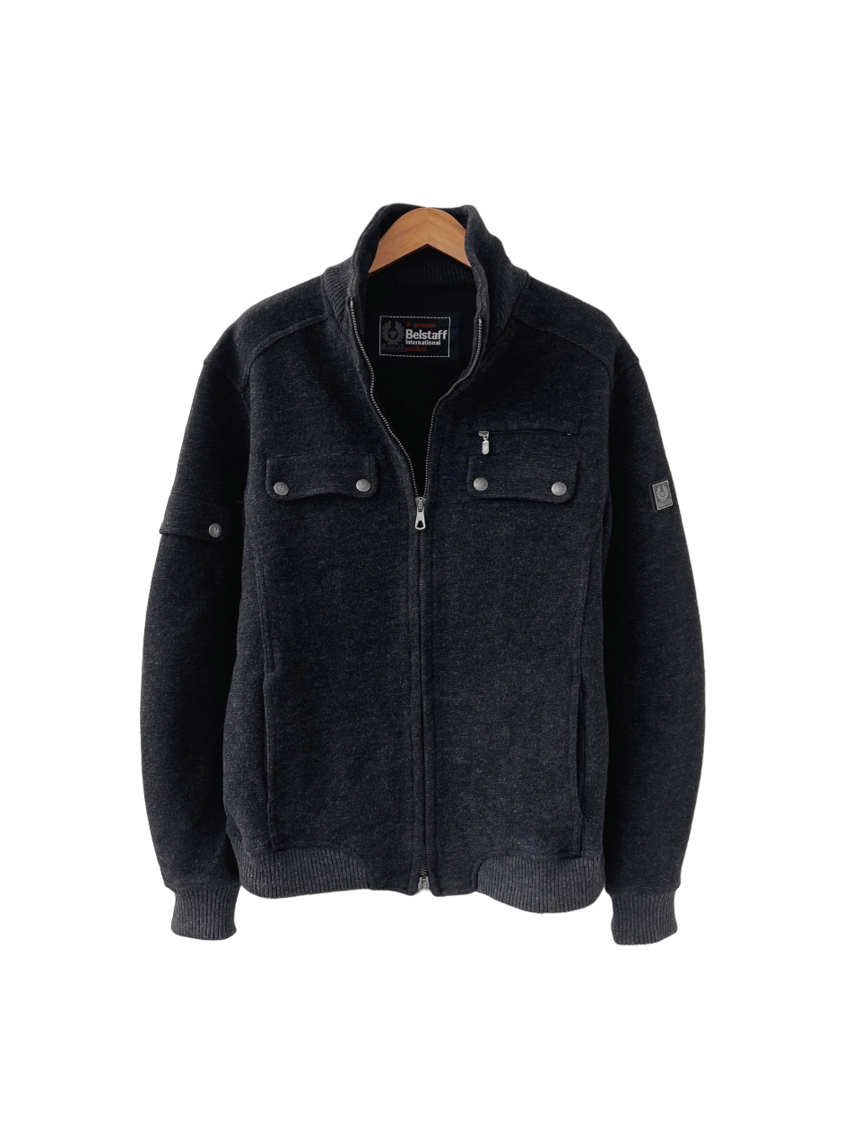 Belstaff Belstaff Wool Jacket Sweater XL Size US XL / EU 56 / 4 - 1 Thumbnail