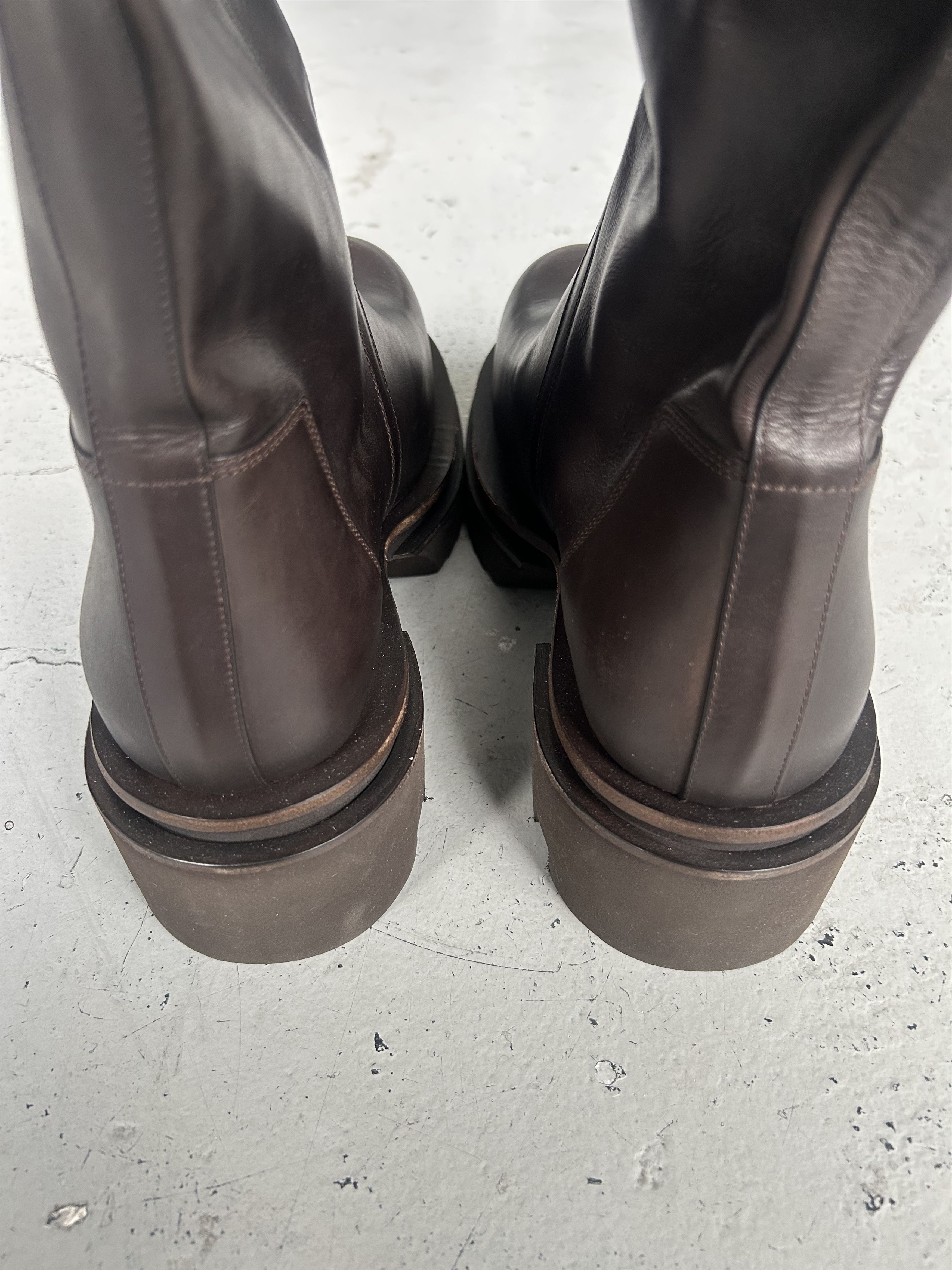 Rick Owens Rick Owens Pull On Brown Leather Bogan Size US 8 / EU 41 - 4 Thumbnail
