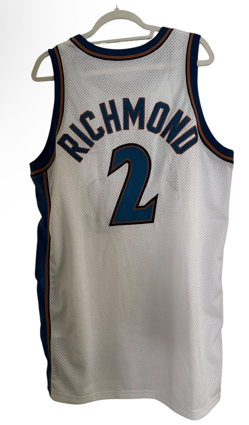 Nike Vntg Nike Washington Wizards Jersey Mitch Richmond Game Worn Size US L / EU 52-54 / 3 - 3 Thumbnail
