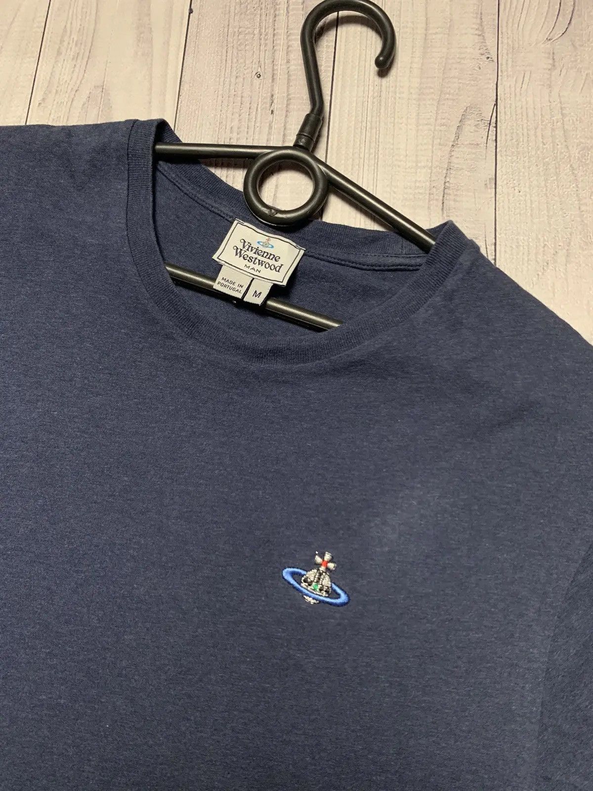 Vivienne Westwood Vivienne Westwood tee with logo T-shirt navy size M Size US L / EU 52-54 / 3 - 2 Thumbnail