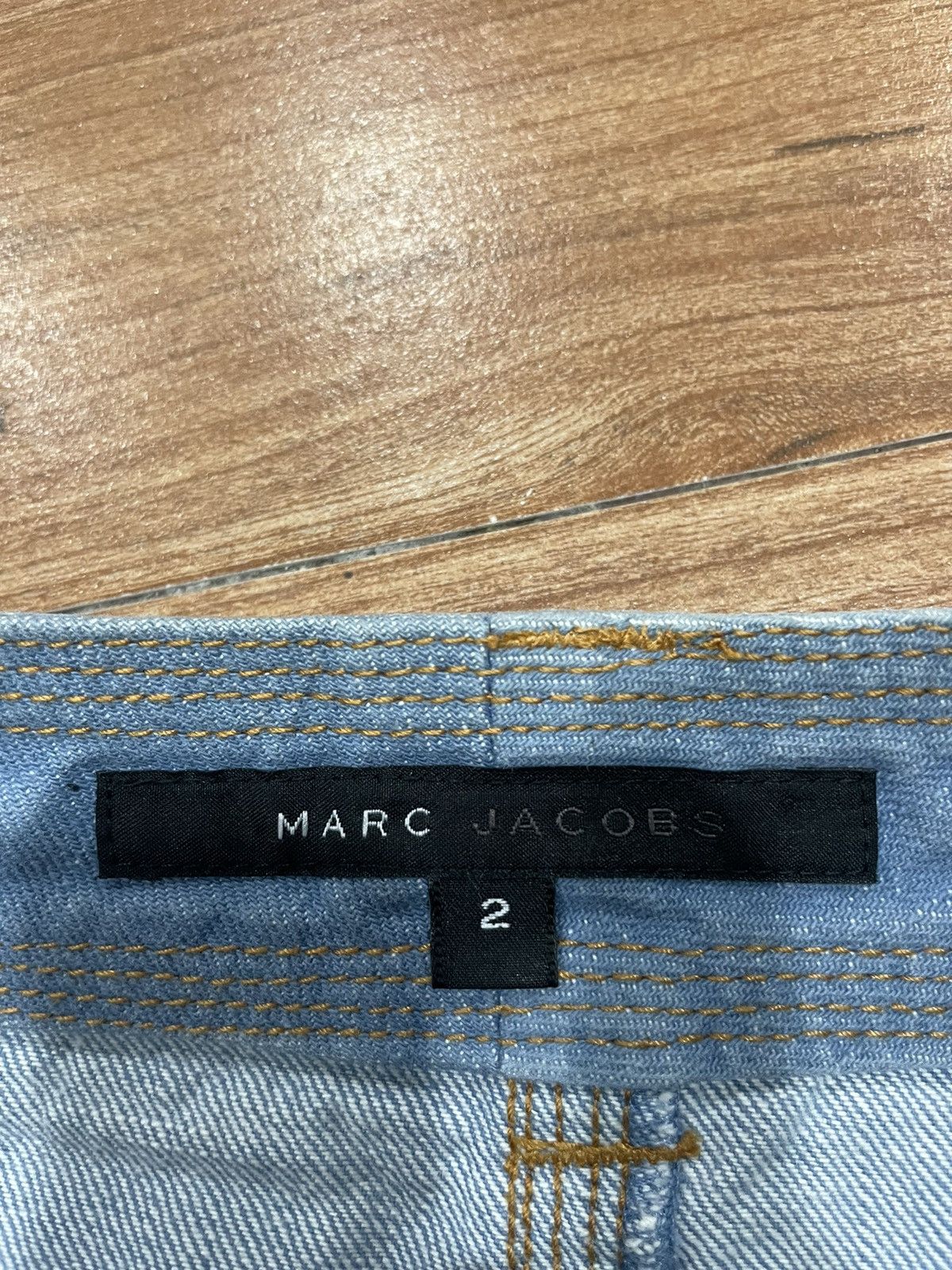 Designer × Marc Jacobs × Vintage Marc Jacobs Denim Skirt Size 28" / US 6 / IT 42 - 4 Thumbnail