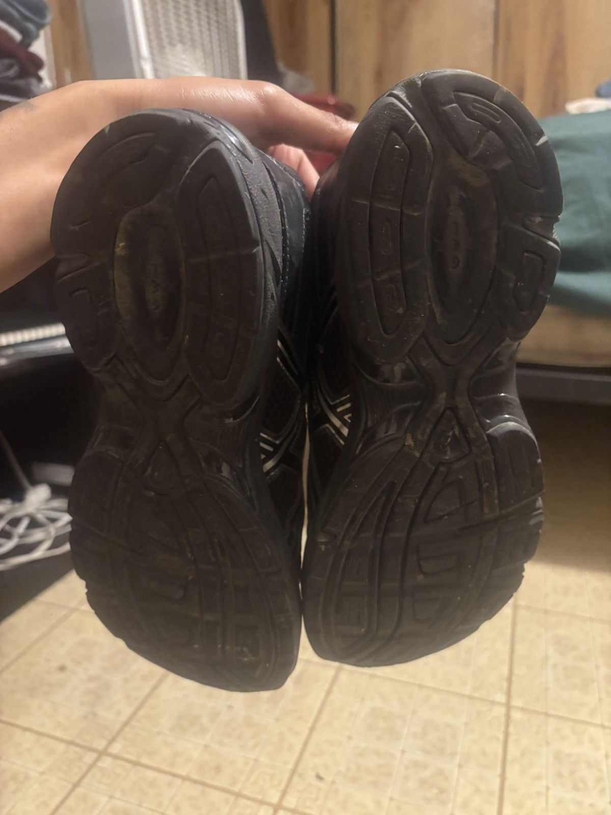Asics Black Pure Silver Asics Size US 9.5 / EU 42-43 - 5 Thumbnail