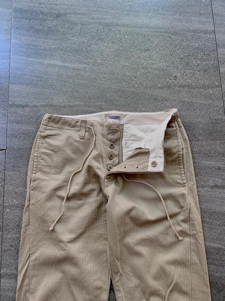 Kapital FREE TAX! Hybrid Herringbone Twill Pants Size US 29 - 3 Thumbnail