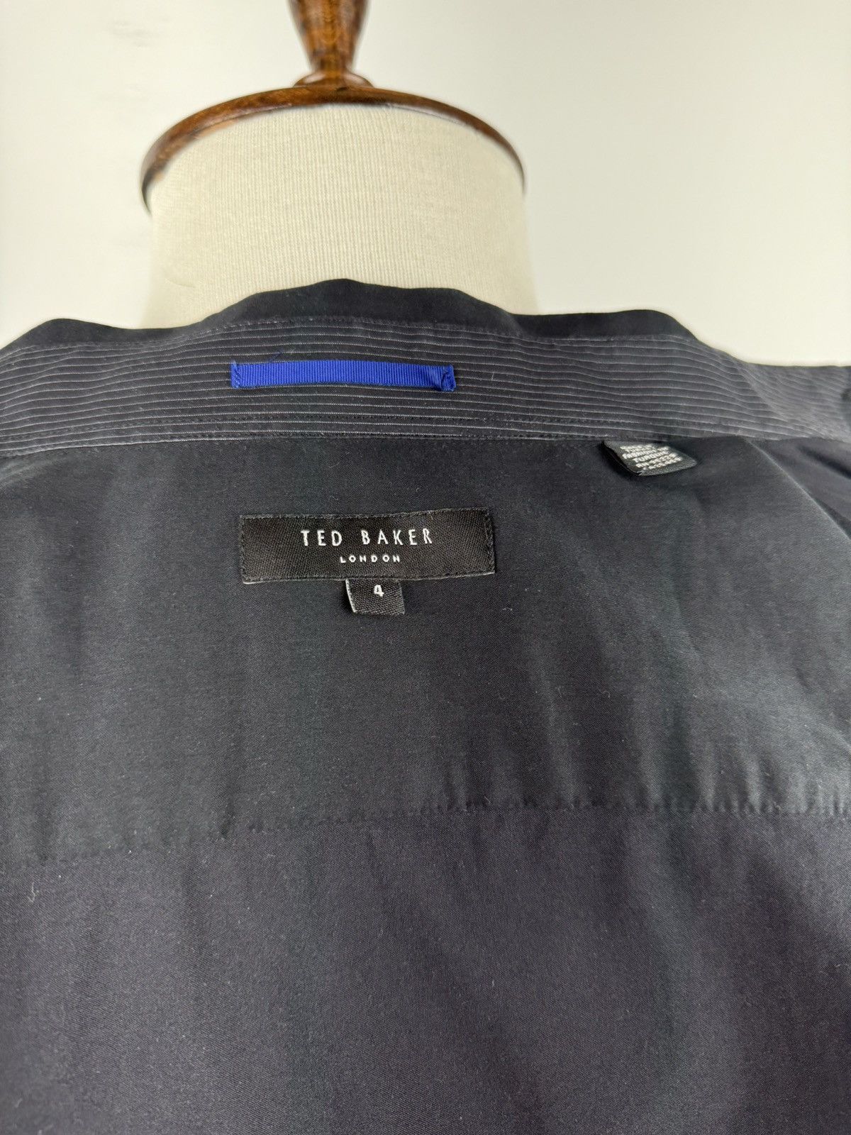 Ted Baker Ted Baker Black Long Sleeve Shirt Button Down Shirt size 4 Size US L / EU 52-54 / 3 - 6 Thumbnail