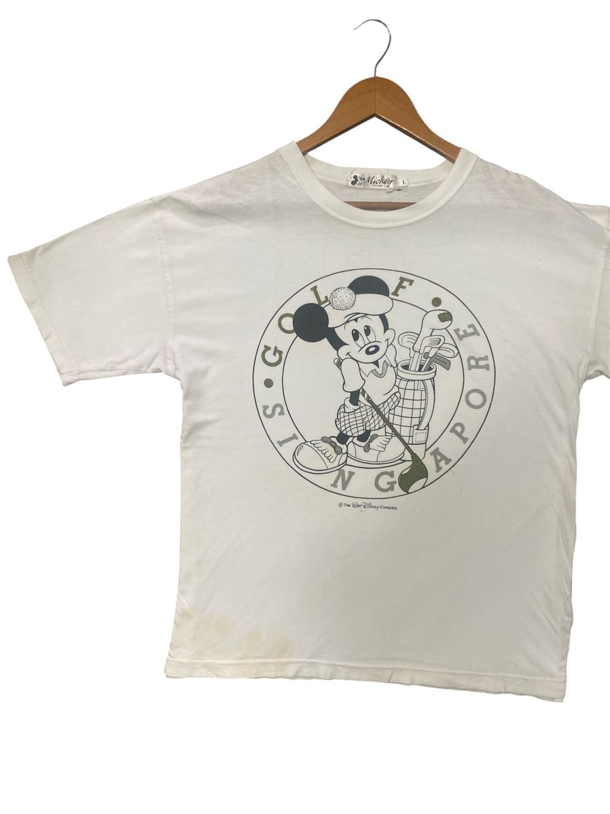 Disney × Mickey Mouse × Vintage 💸BINDING OFFER💸VINTAGE MICKEY GOLF SINGAPORE SHIRT TEE💥 Size US L / EU 52-54 / 3 - 3 Thumbnail
