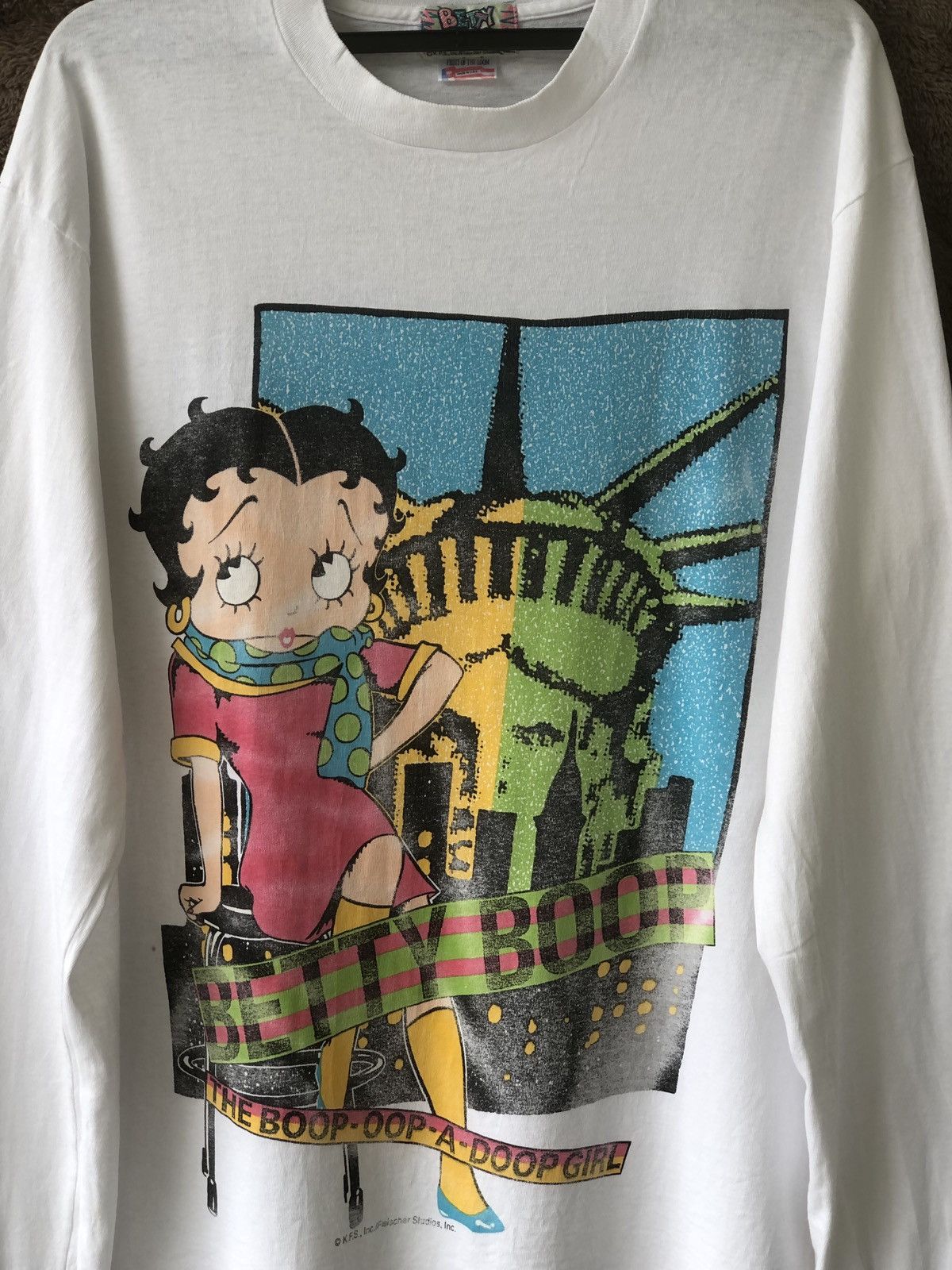 Vintage Vintage 90s BETTY BOOP a Doop Girl Size US L / EU 52-54 / 3 - 2 Thumbnail