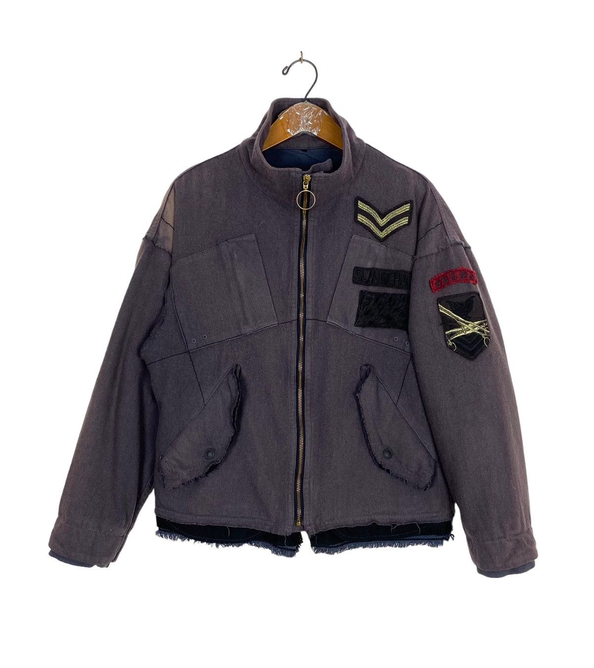Vintage Rare‼️ Vintage Sunfaded RNA Republic Military Zipper Jacket Size US S / EU 44-46 / 1 - 1 Thumbnail