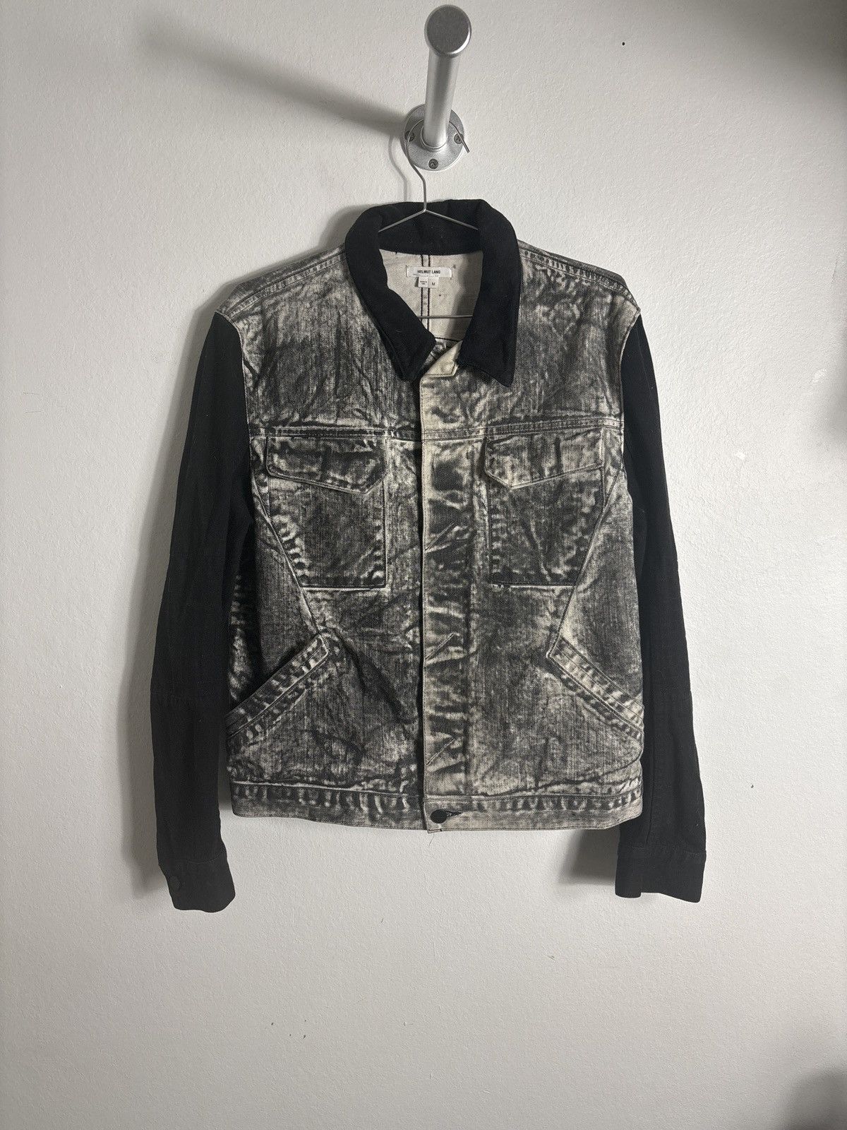 Helmut Lang HELMUT LANG size38 coated denim jacke | Grailed