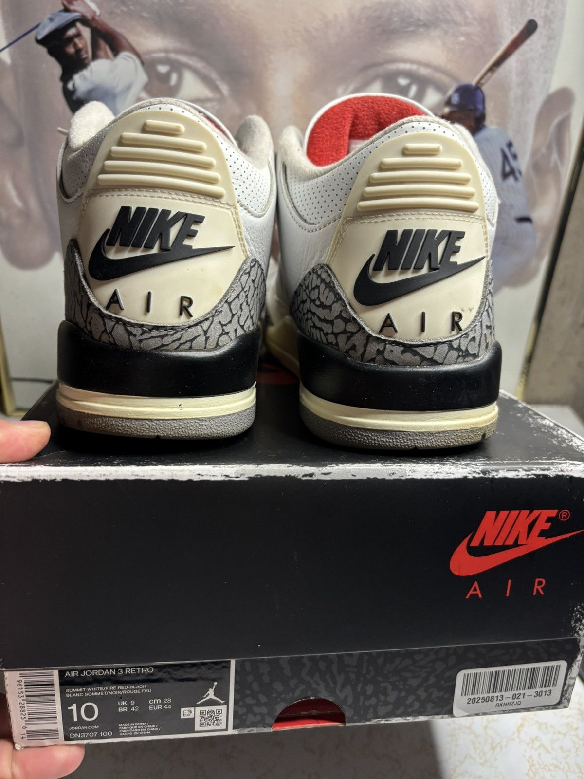 Jordan Brand Jordan Retro 3 ‘white cement reimagined’ Size US 10 / EU 43 - 7 Thumbnail