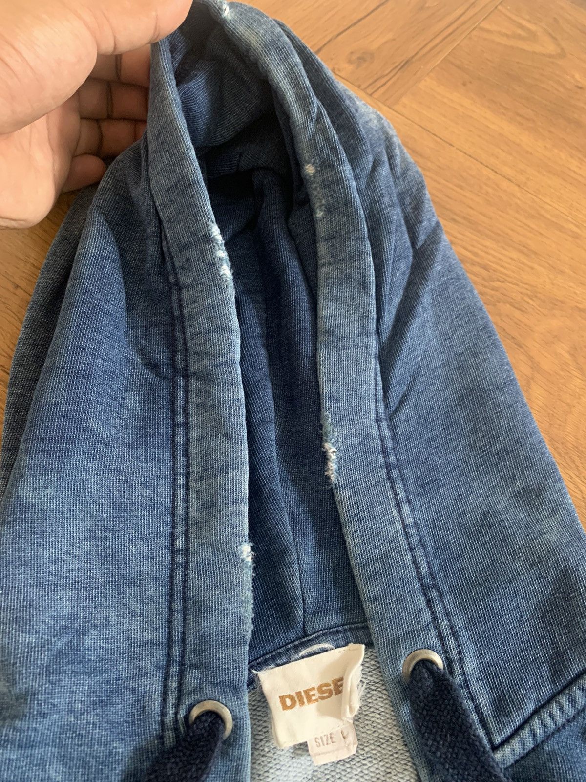 Diesel × If Six Was Nine × Le Grande Bleu (L.G.B.) DIESEL HOODIE Big logo Size US L / EU 52-54 / 3 - 10 Thumbnail