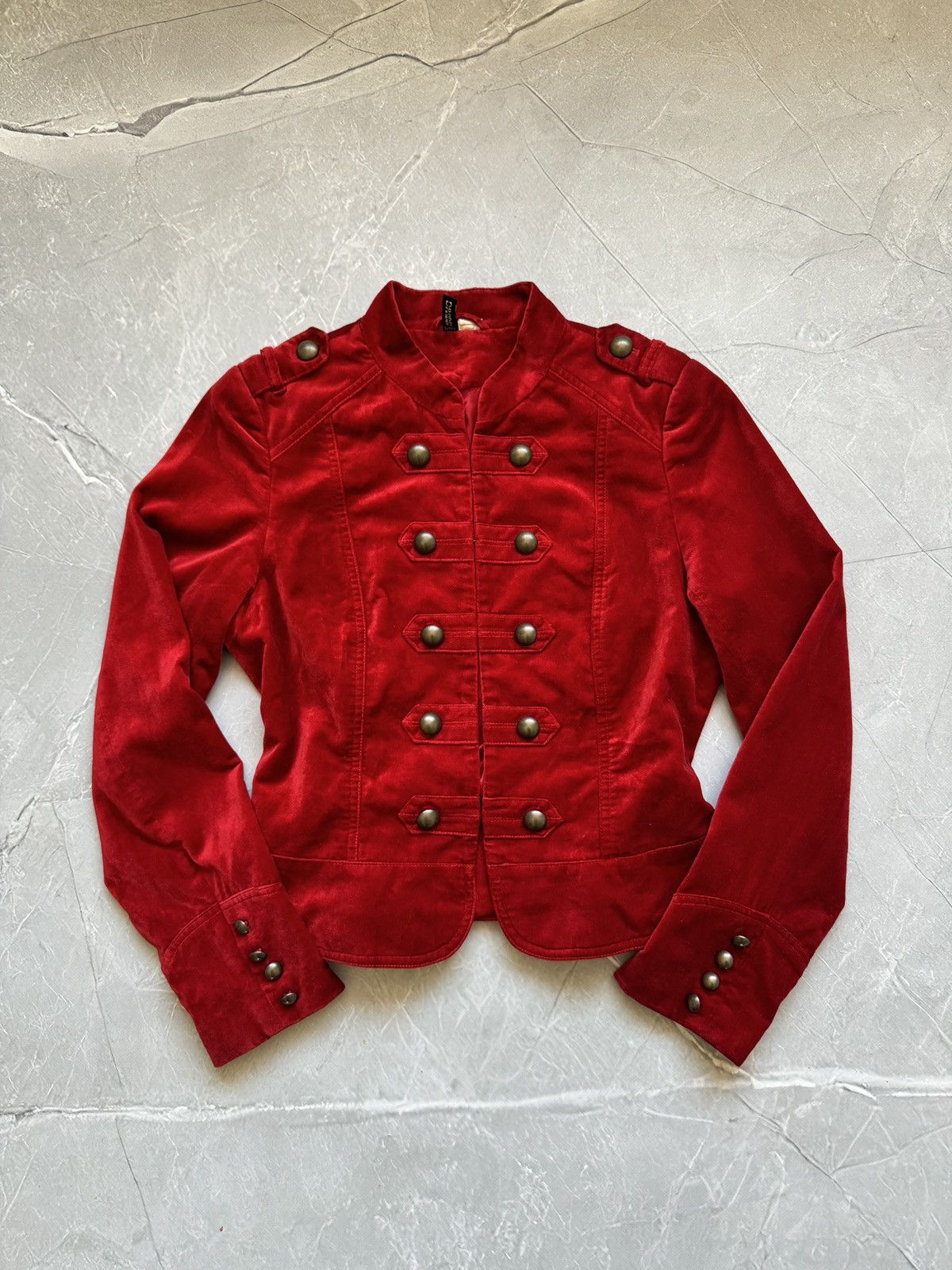 Hysteric Glamour Vintage Military Napoleon Velour Jacket PPFM Balmain Style Size M / US 6-8 / IT 42-44 - 13 Thumbnail