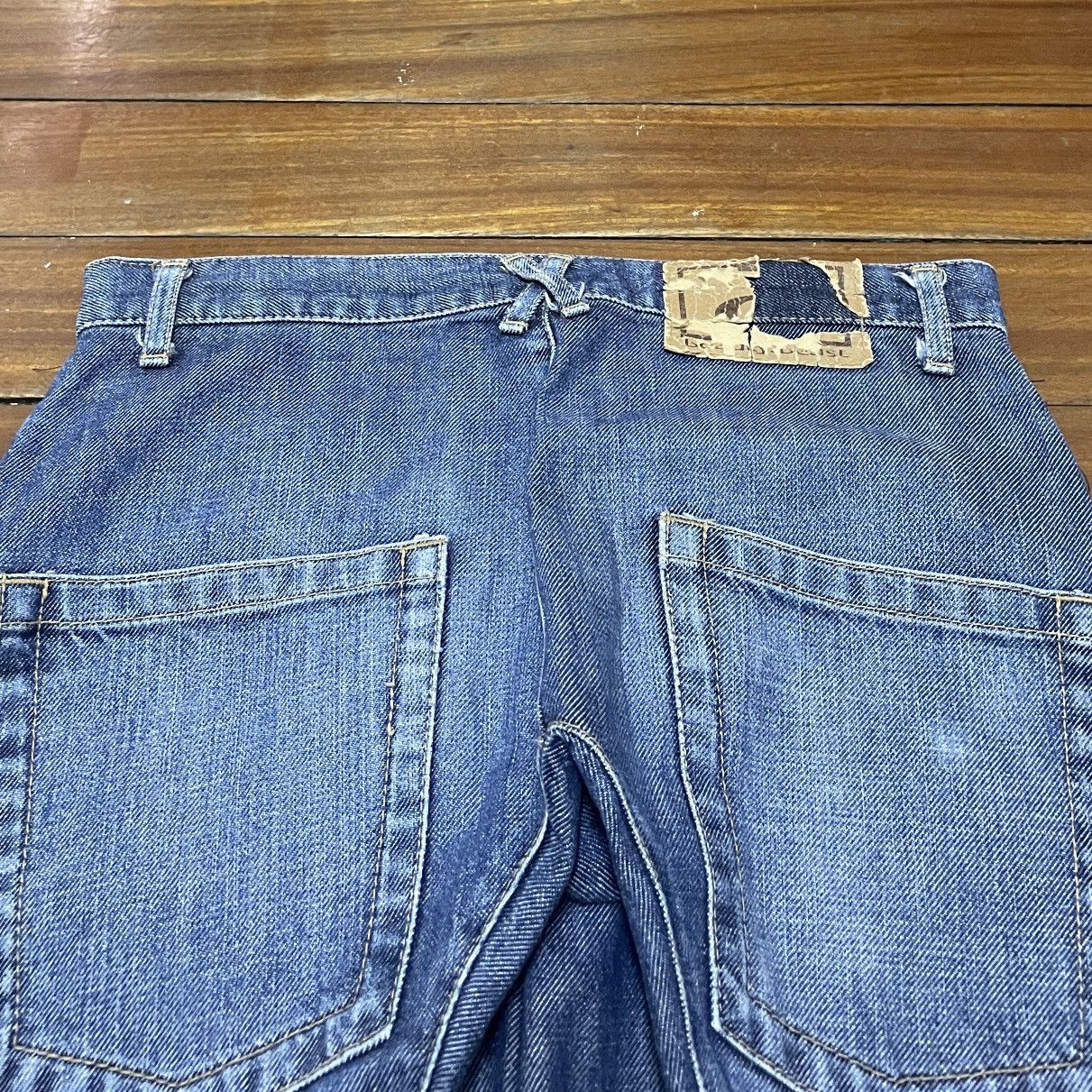 Beauty Beast Very Rare Vintage Brand Beauty Beast Cropped Jeans 2000s Size US 29 - 4 Thumbnail