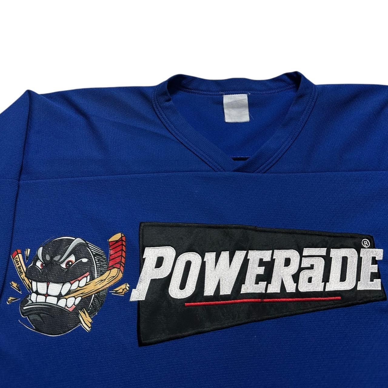 Coca Cola × NHL × Vintage Vintage Powerade Hockey Rare Jersey Size US XL / EU 56 / 4 - 3 Thumbnail