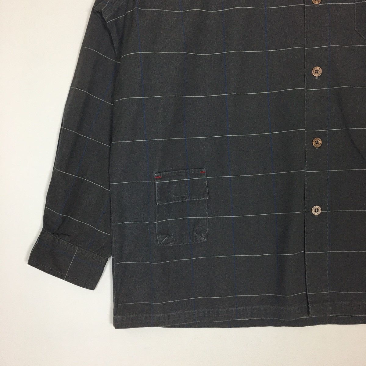 Japanese Brand Vintage M Cross M Streetwear Plaid Button Down Size US L / EU 52-54 / 3 - 2 Thumbnail