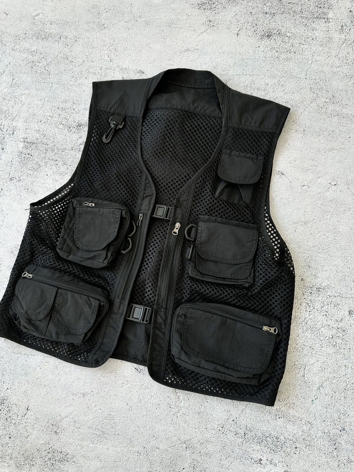 Japanese Brand 🩸RARE🩸Y2K Vintage Multi pocket Vest Size US L / EU 52-54 / 3 - 2 Thumbnail
