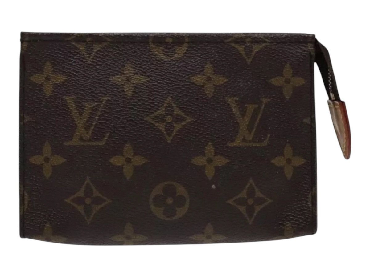 Louis Vuitton LOUIS Vuitton Monogram Pochette Toilettry Canvas Pouch EUC Size ONE SIZE - 14 Thumbnail
