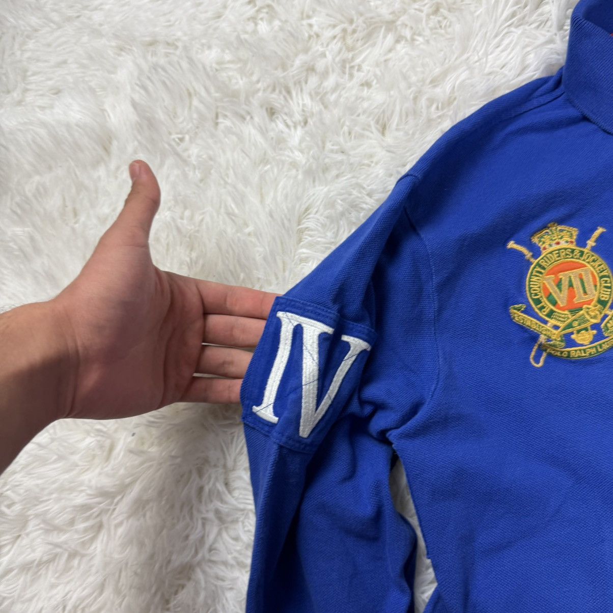 Ralph Lauren Polo Ralph Lauren Vintage Blue Sweatshirt M Old Regby Club Size US M / EU 48-50 / 2 - 9 Thumbnail
