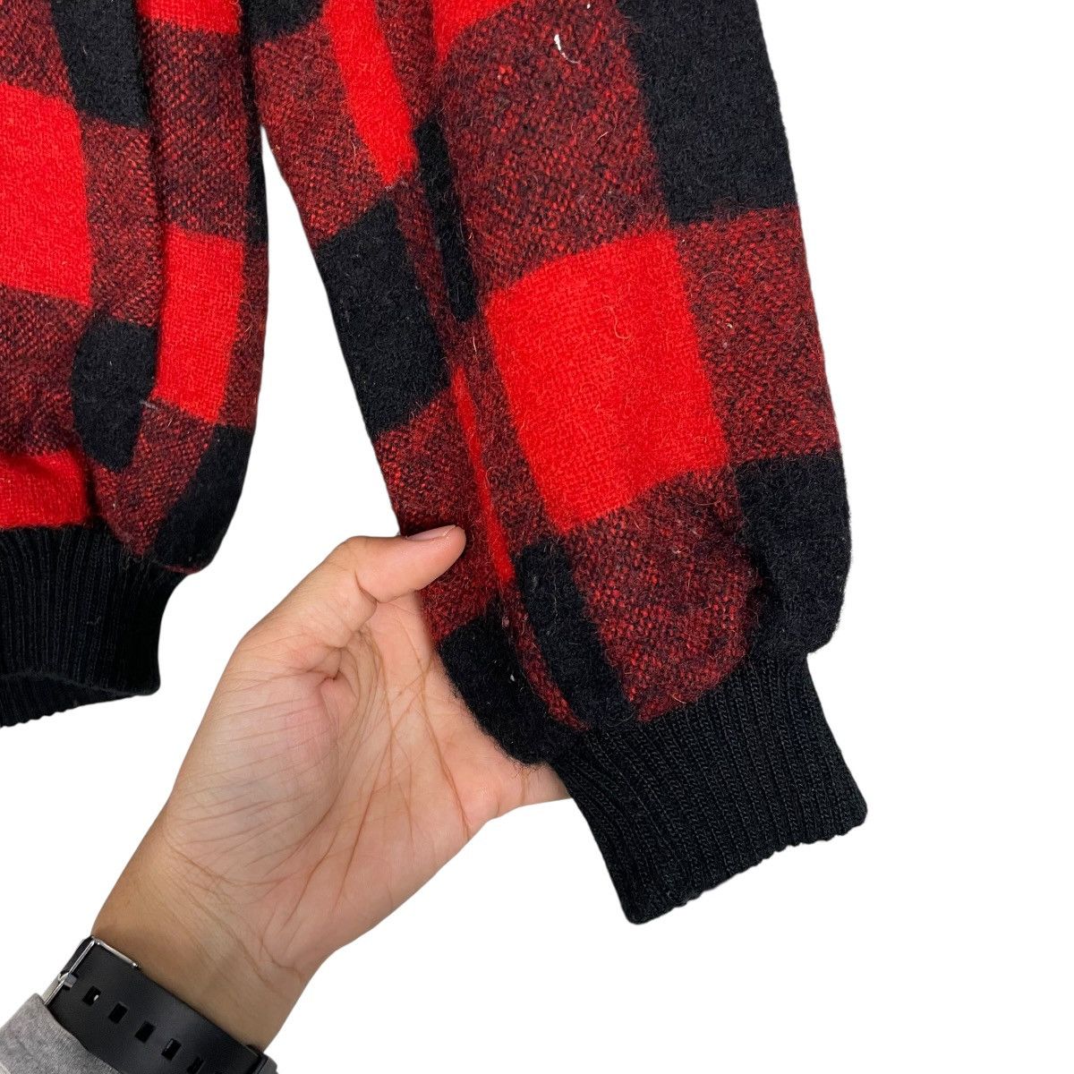 Woolrich Woolen Mills True Vintage 30s Woolrich Tartan Hooded Zipper Jacket Size US S / EU 44-46 / 1 - 14 Thumbnail